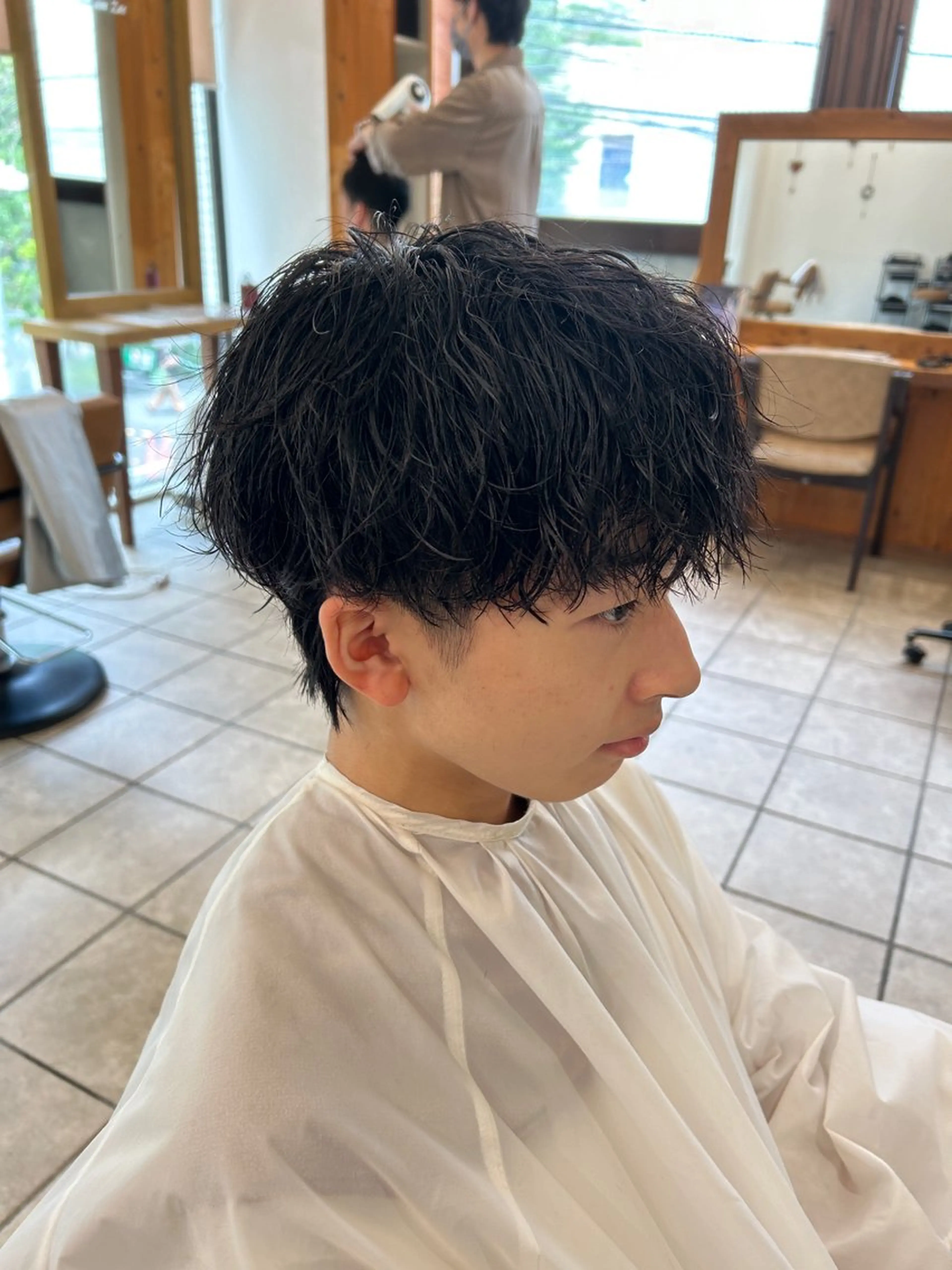 ショート カット パーマ ma am zee所属・篠原一成/ メンズパーマ特化のヘアスタイル