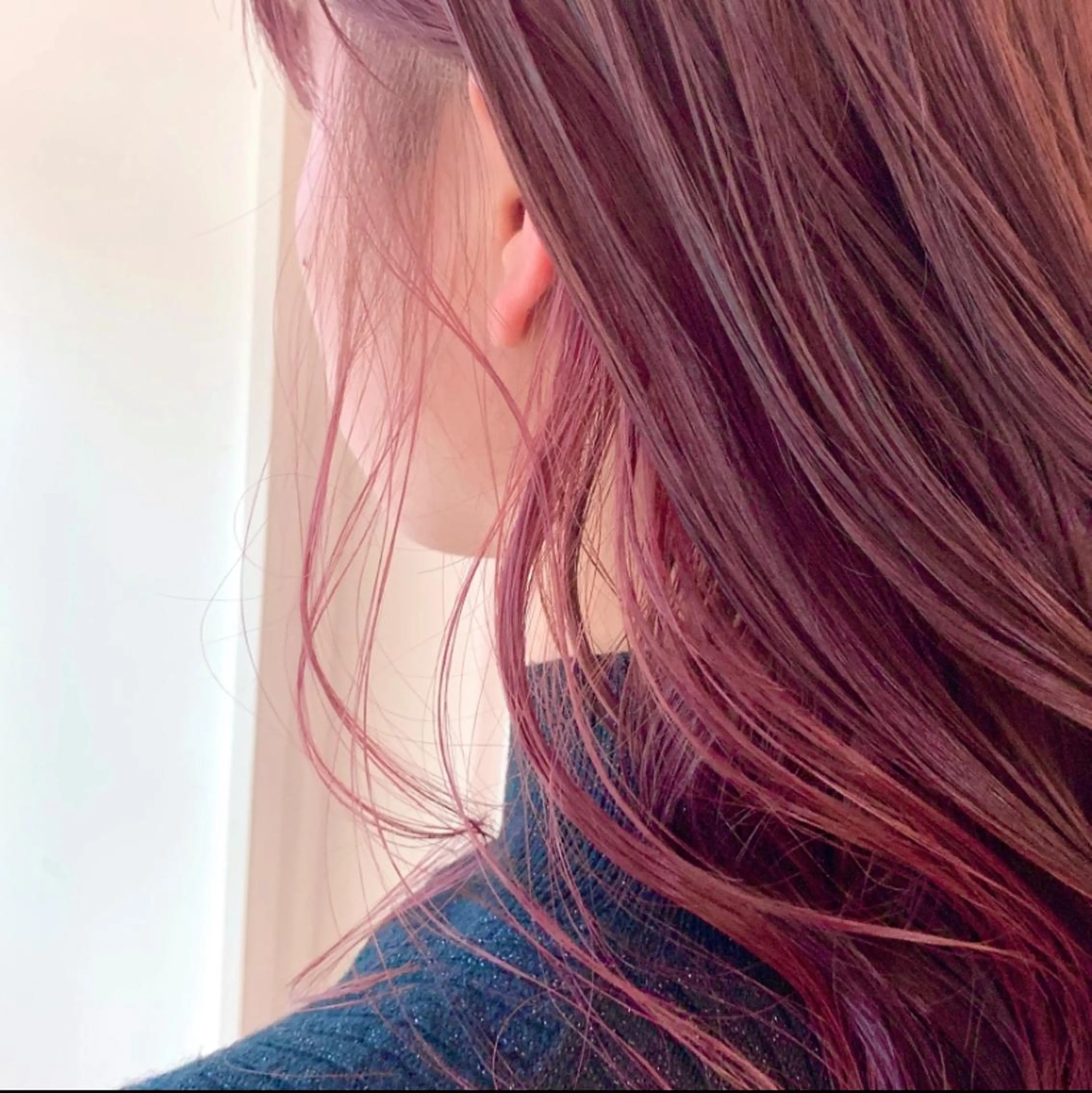 ミディアム カラー ヘアアレンジ JYUNESU表参道所属・韓国ヘア🇰🇷🎀 透明感カラーのヘアスタイル