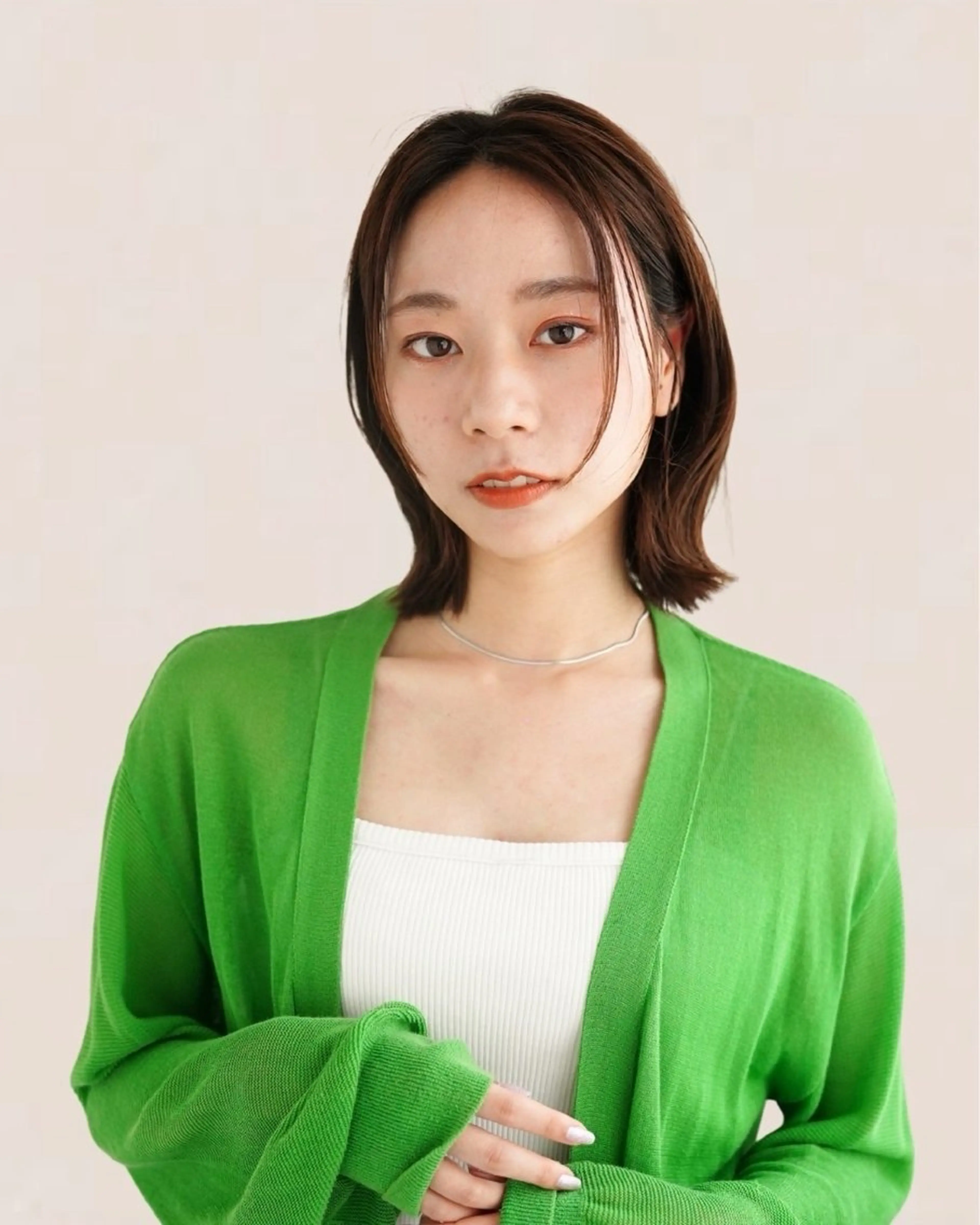 ミディアム 銀座⚜️【脱白髪染め 美髪矯正】トグチのヘアスタイル