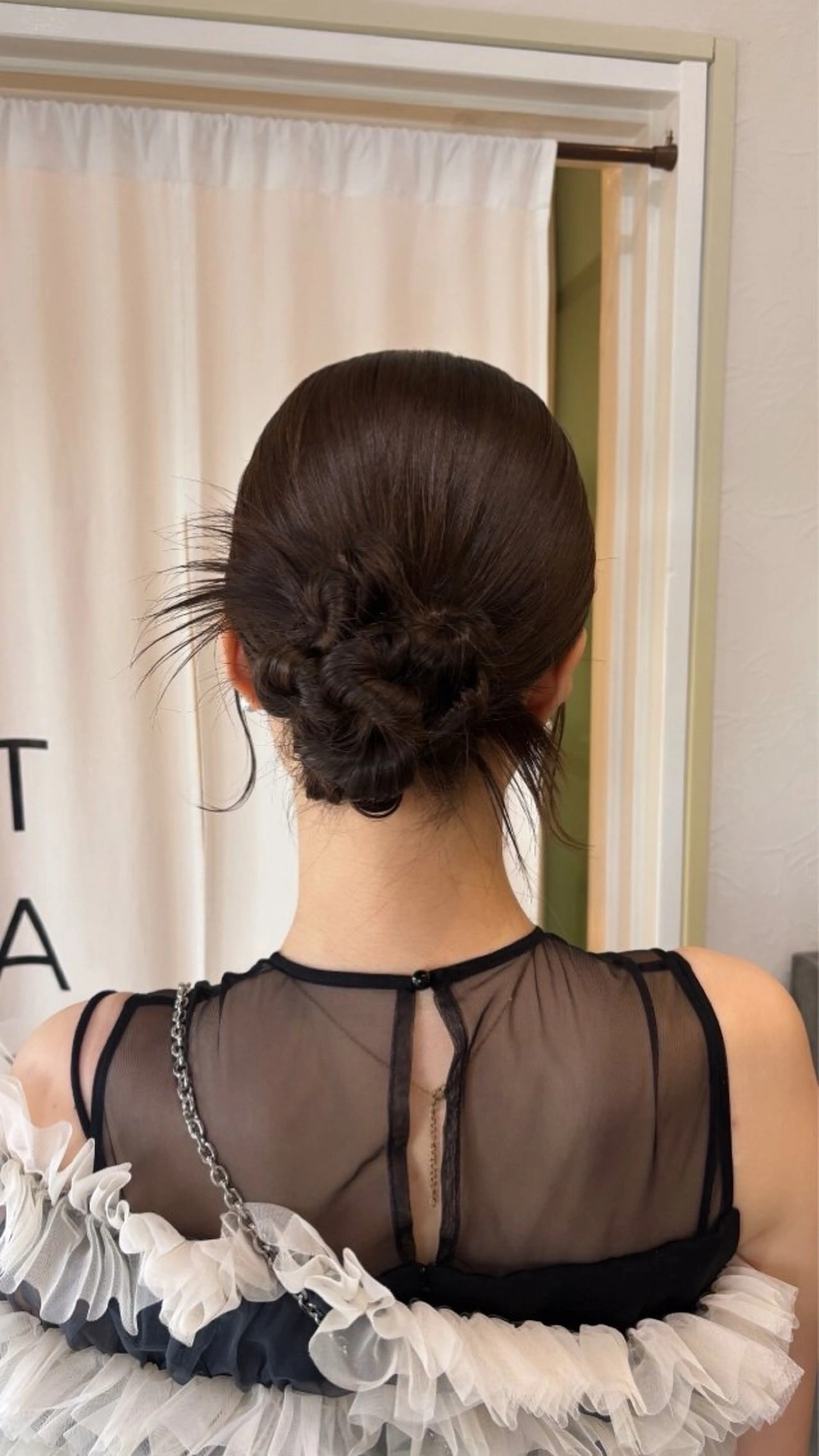 【ヘアアレンジ】結婚式などのお呼ばれヘアアレンジ🎀✨️の写真