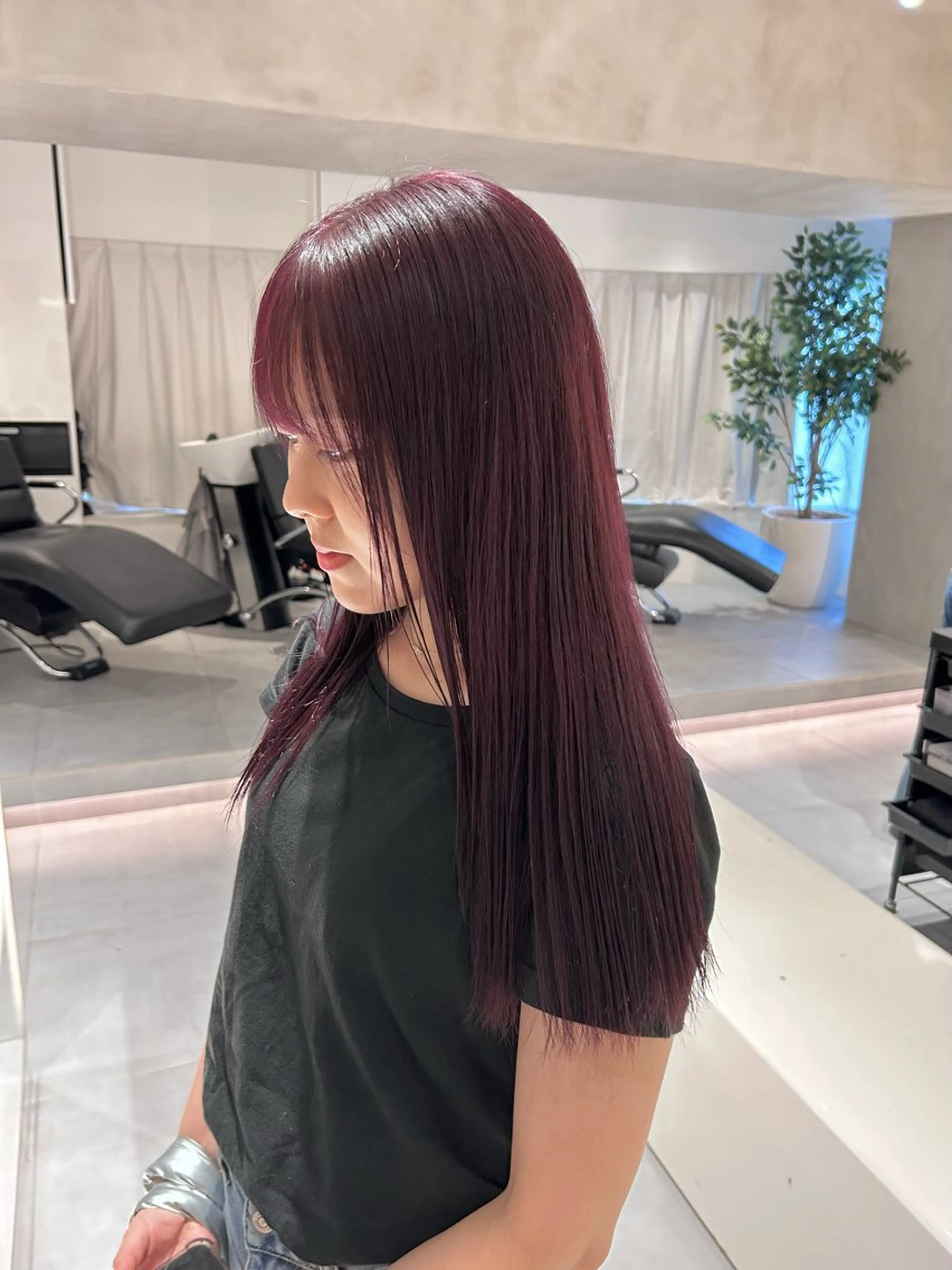 ロング カラー 🪞韓国透けhair 🪞honokaのヘアスタイル