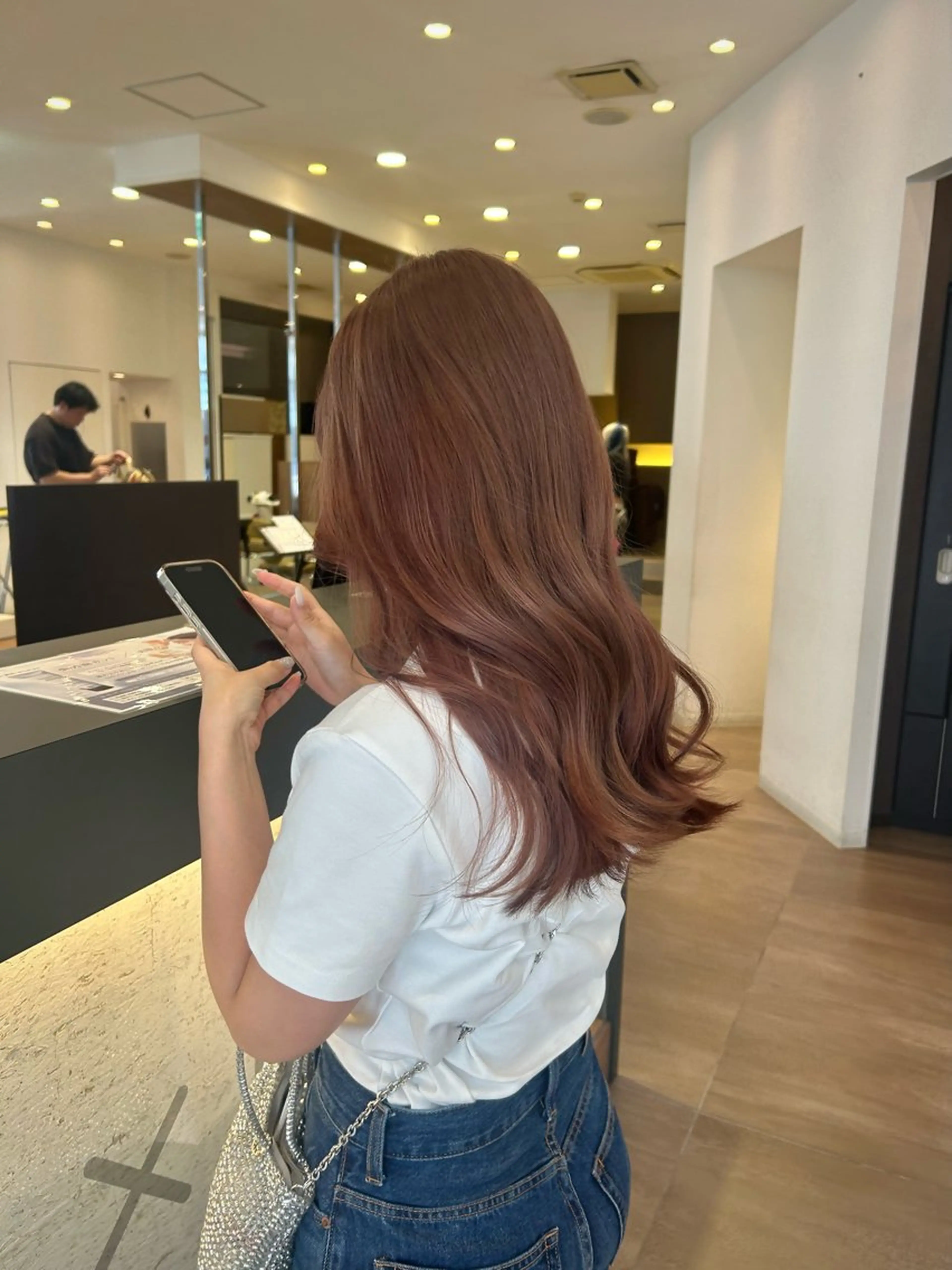 ロング カット ヘアカラー 透明感たっぷり ベージュ🥣✨ヒラリのヘアスタイル