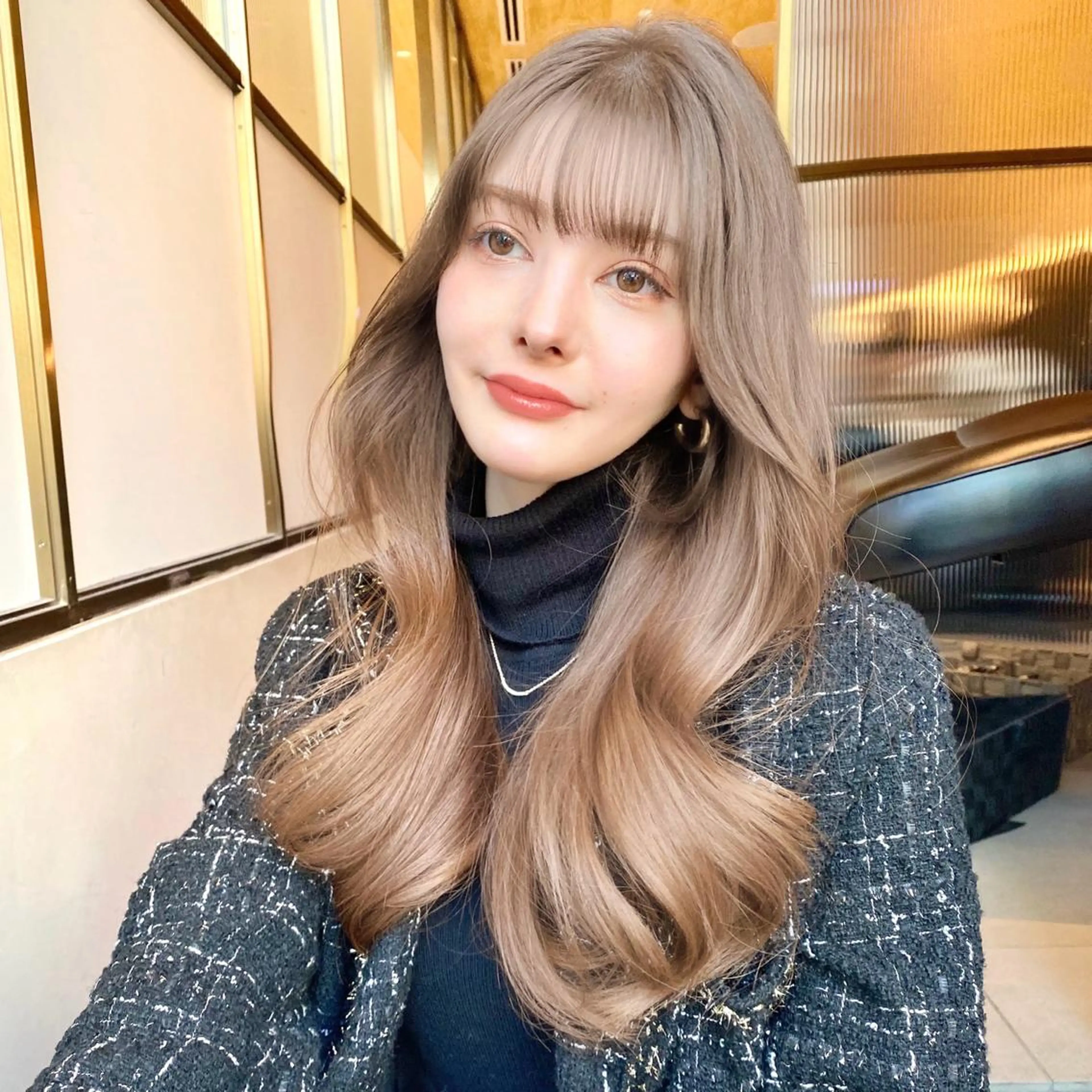 ロング くびれヘア くびれレイヤー レイヤーカット カット ヘアカラー トリートメント 韓国くびれレイヤー 🇰🇷はづきのヘアスタイル