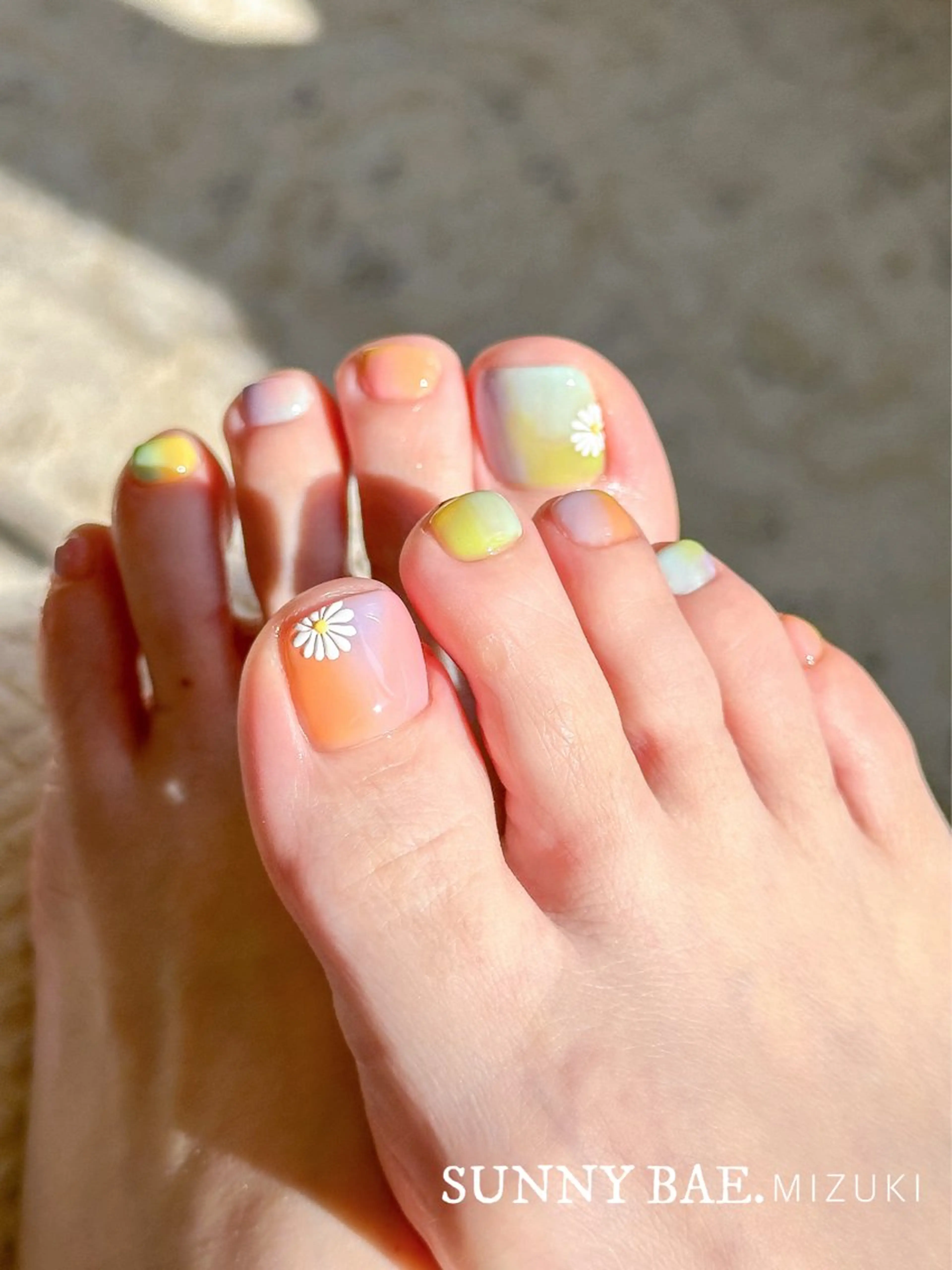 ネイル フットネイル SUNNY BAE. 🌼MIZUKIのネイルデザイン