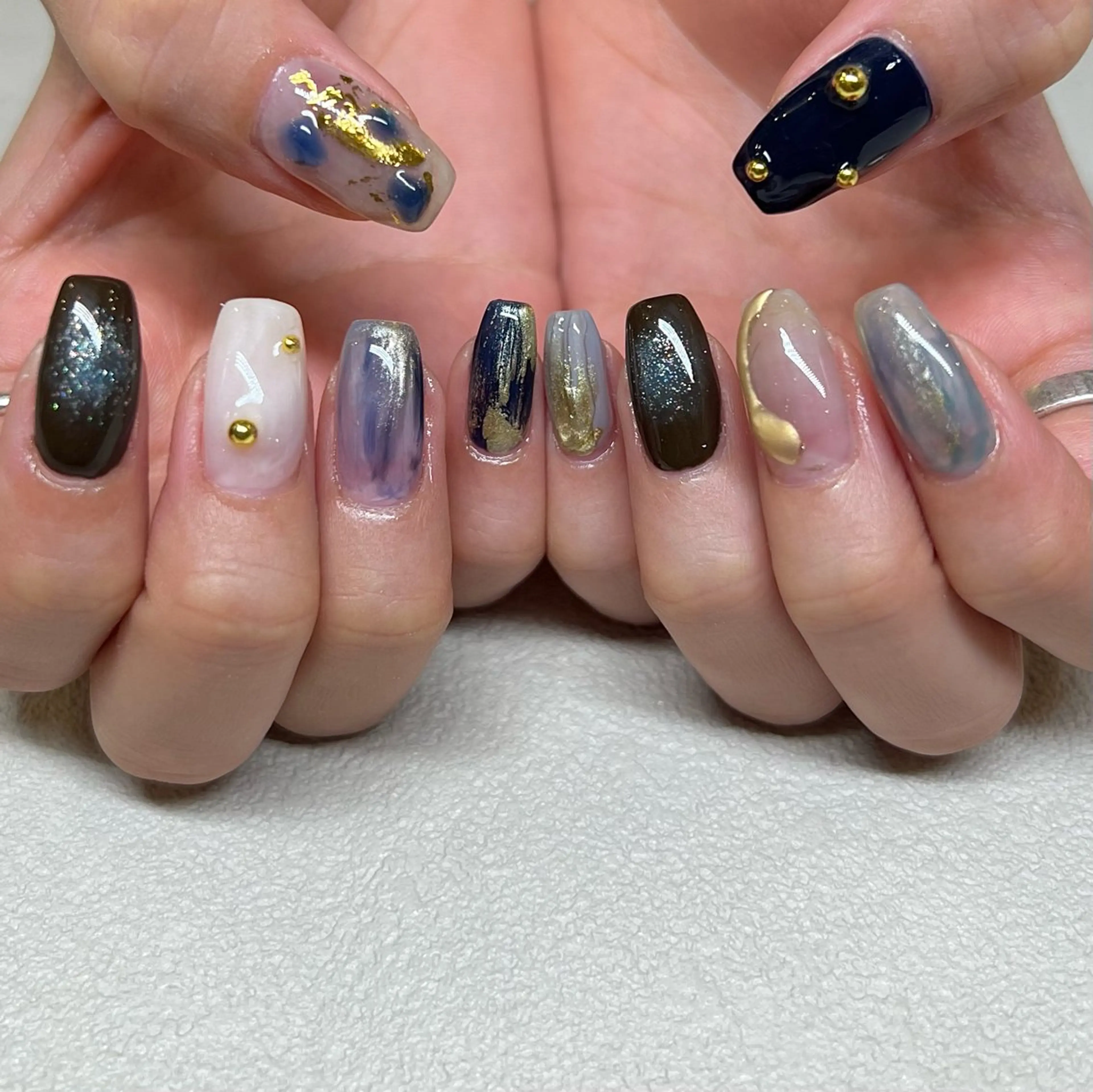ネイル ハンドネイル maison de NALI ୨ৎ 鶴田のネイルデザイン