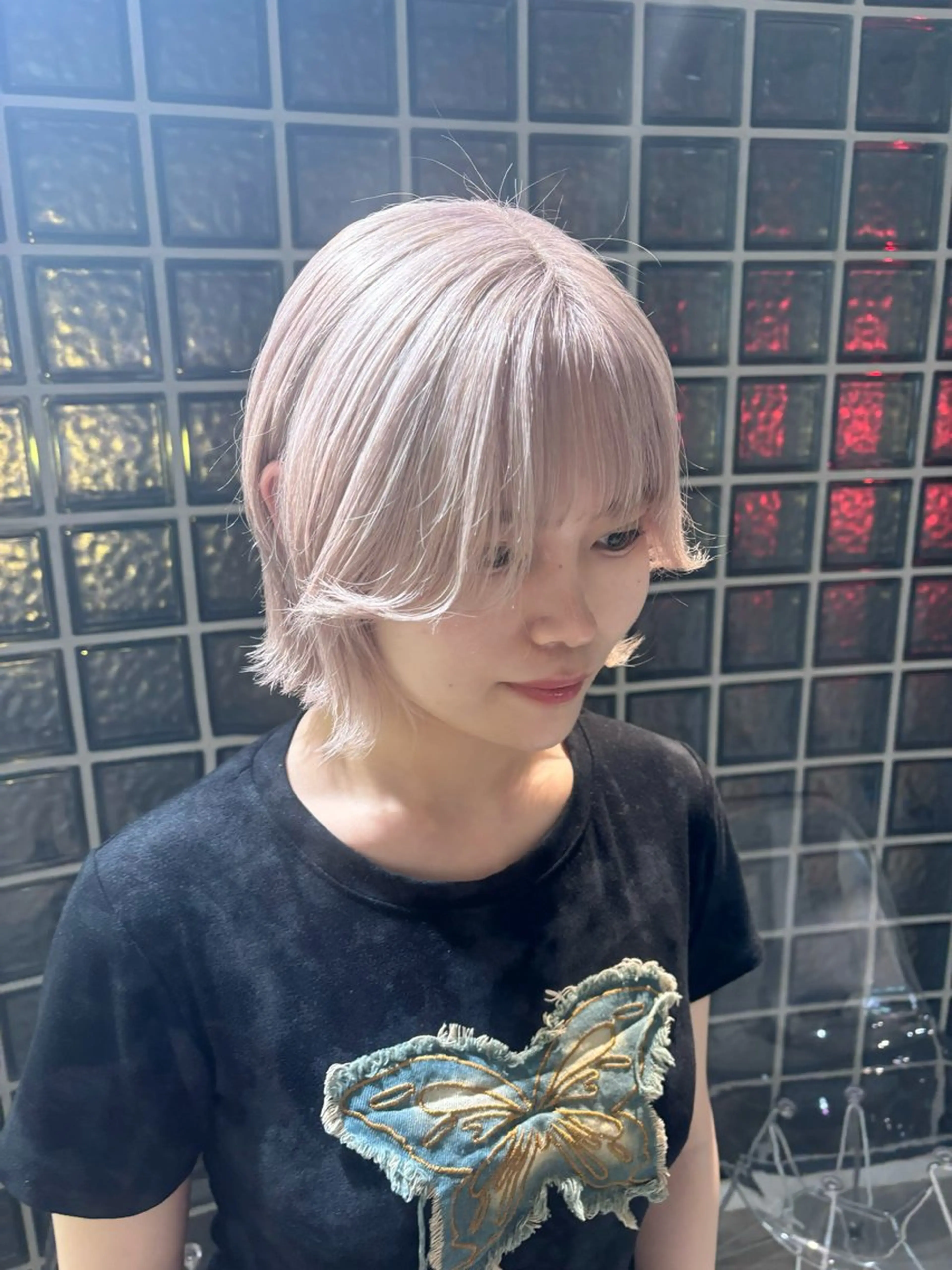 ショート LINDO TOKYO UMEDA所属・梅田/ハイトーン /カラー特化/りんくのヘアスタイル