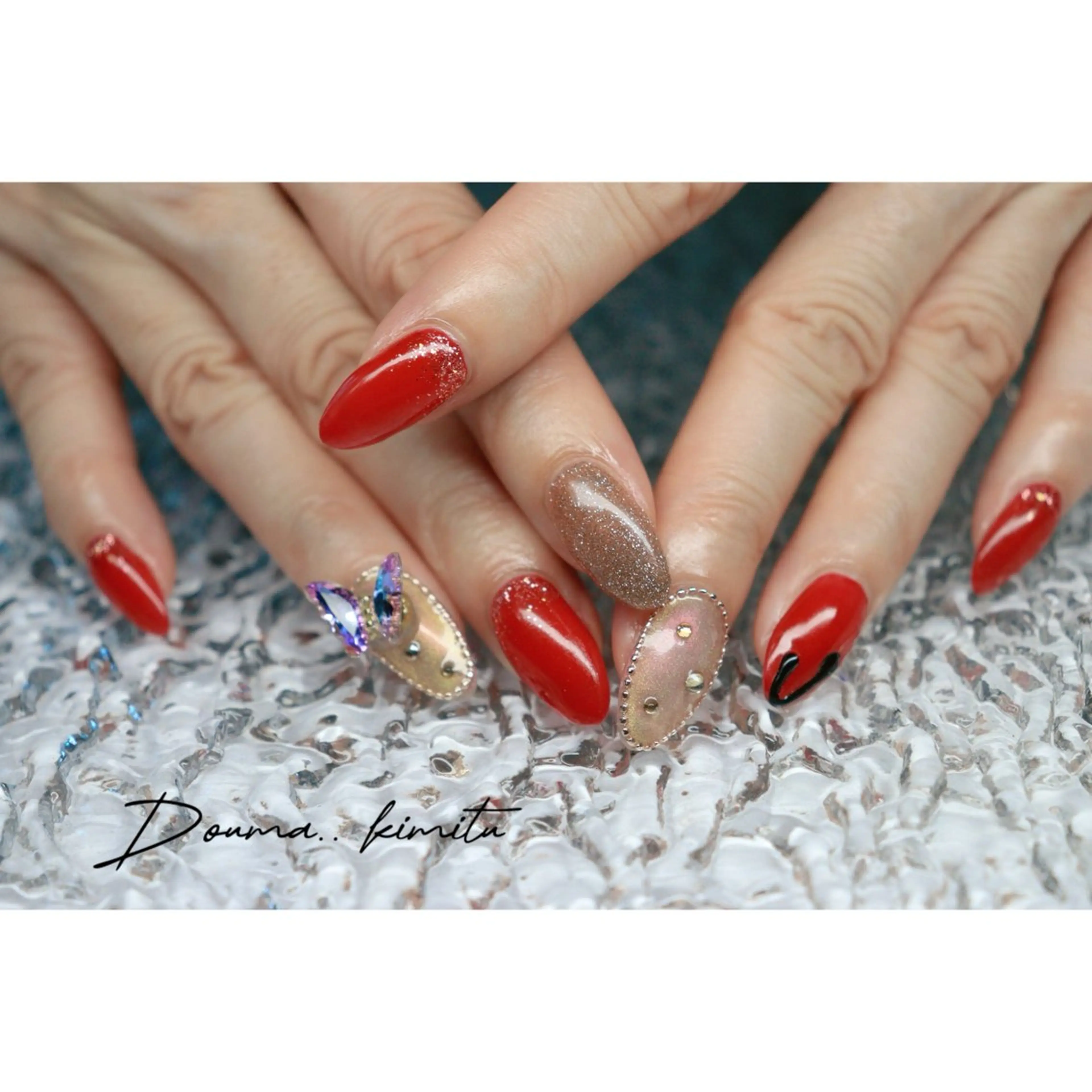 ネイル 持ち込み ハンドネイル mapple nailのネイルデザイン