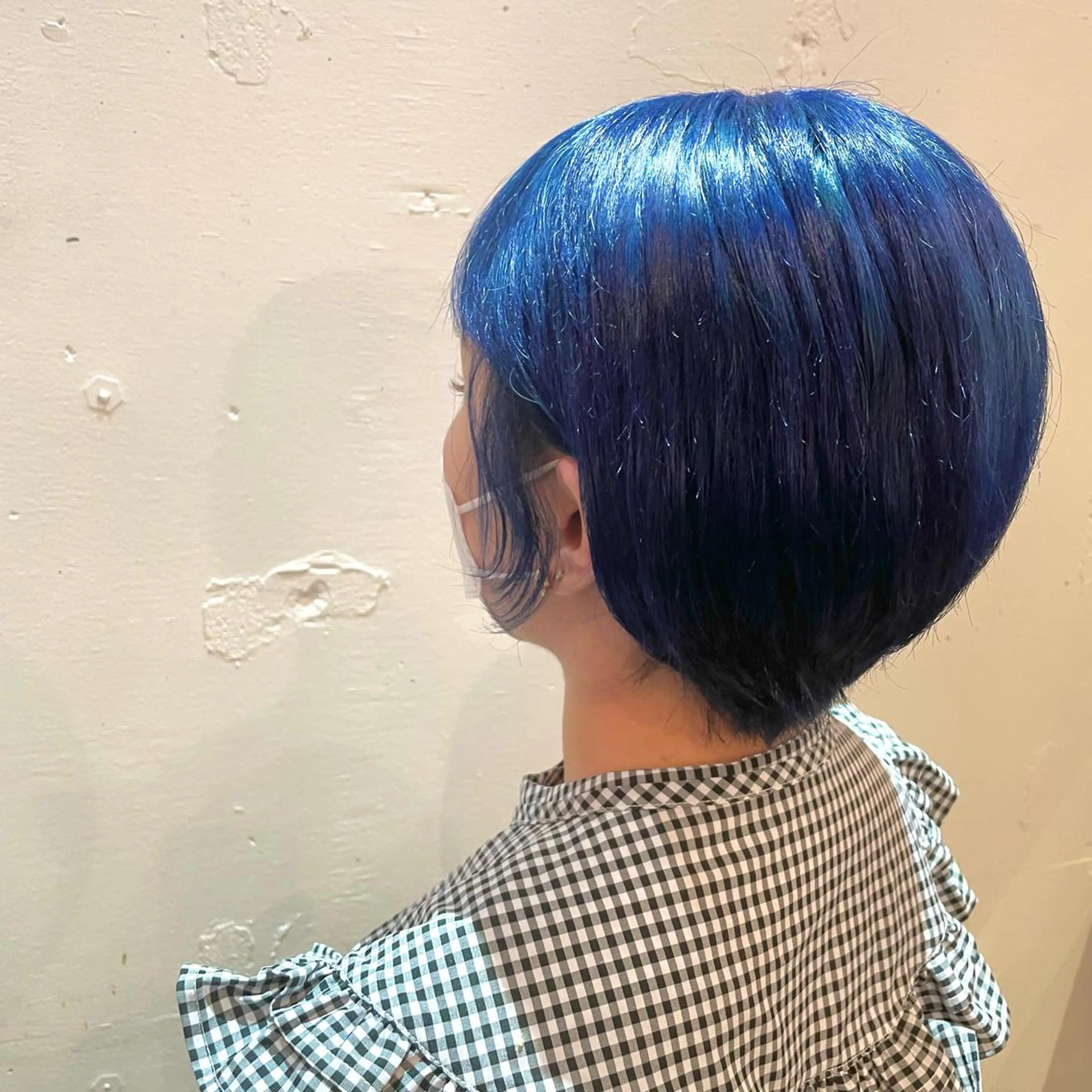 カラー ダブルカラー ネイビーカラー ふるはし みなのヘアスタイル