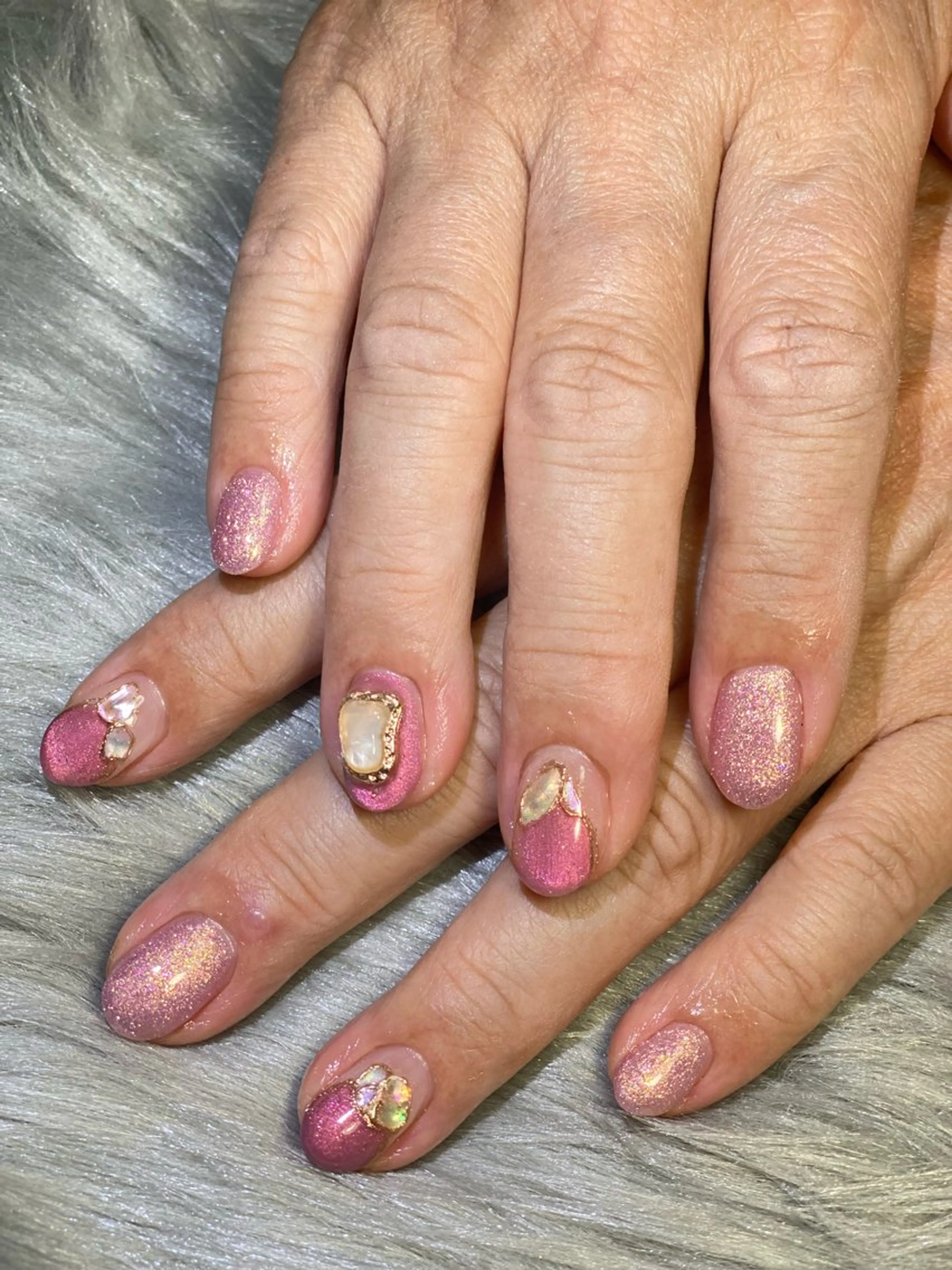 ネイル ピンク Esthetic Will所属・will 有希のネイルデザイン