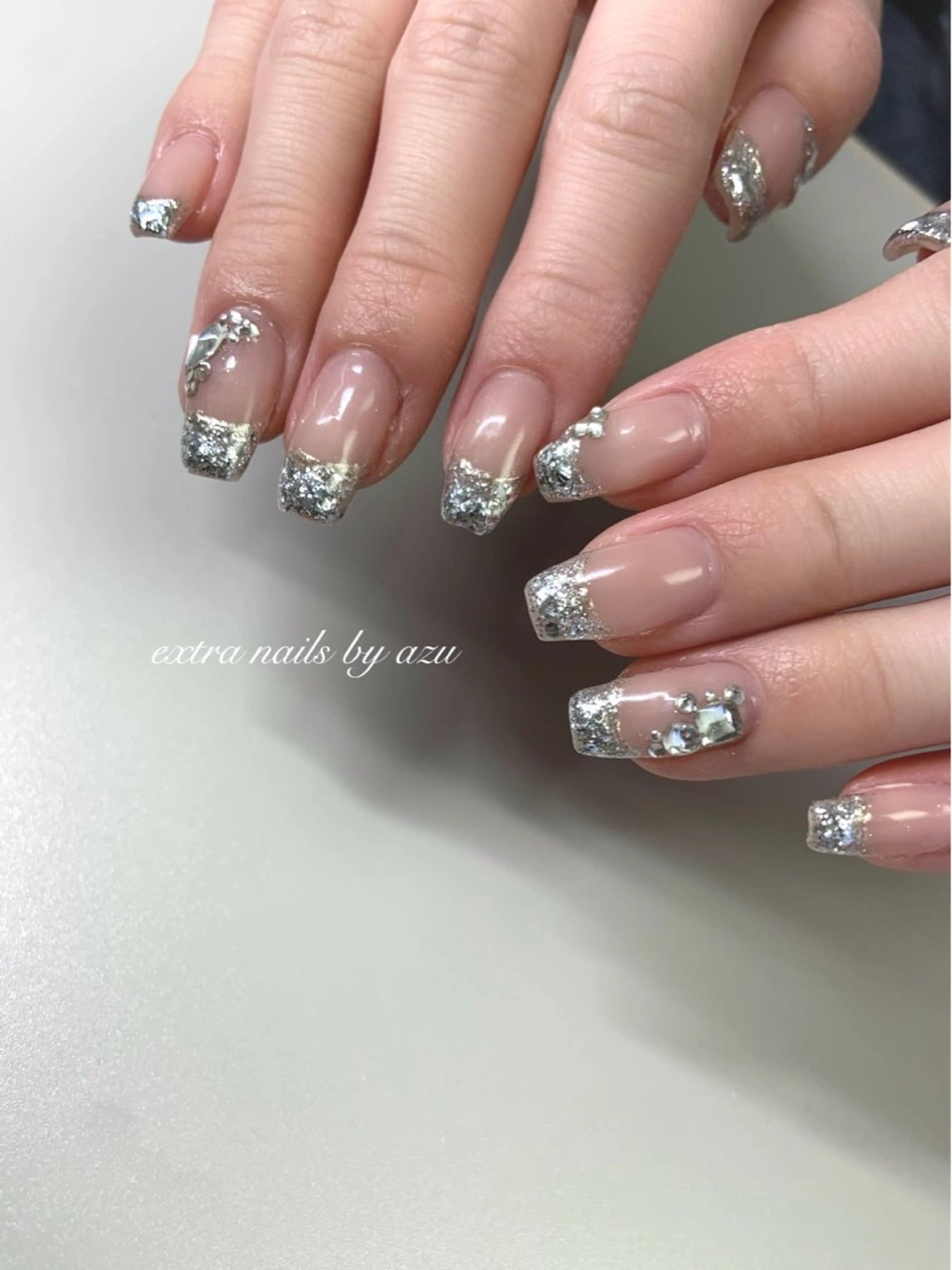 ネイル ハンドネイル extranails /wax　azuのネイルデザイン