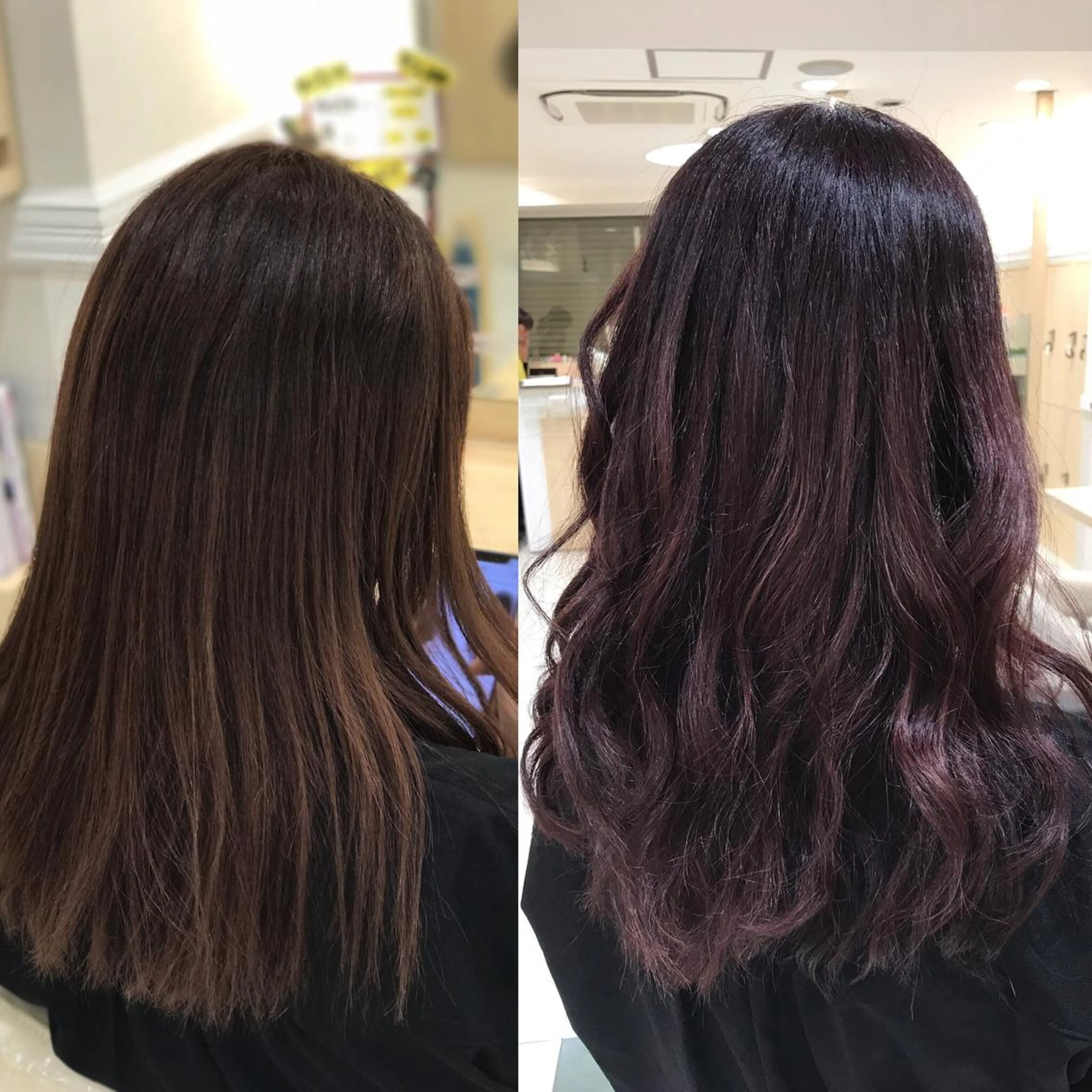 セミロング カラー ハイライトカラー ハイライト 縮毛矯正 AVANCEなかもず店所属・AVANCE 長尾 尚悟のヘアスタイル