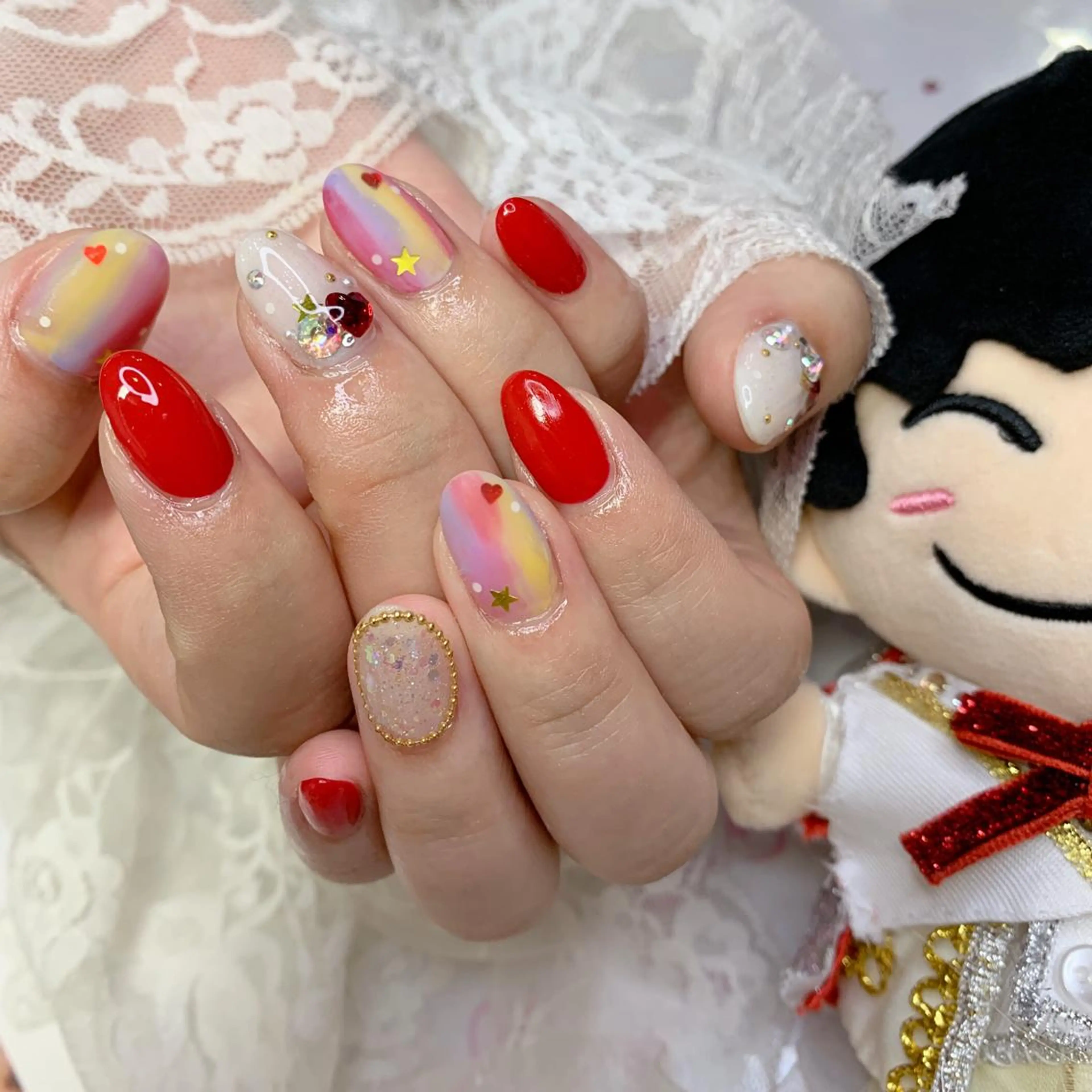 ネイル ハンドネイル La neige* yuki 🥯🍑のネイルデザイン