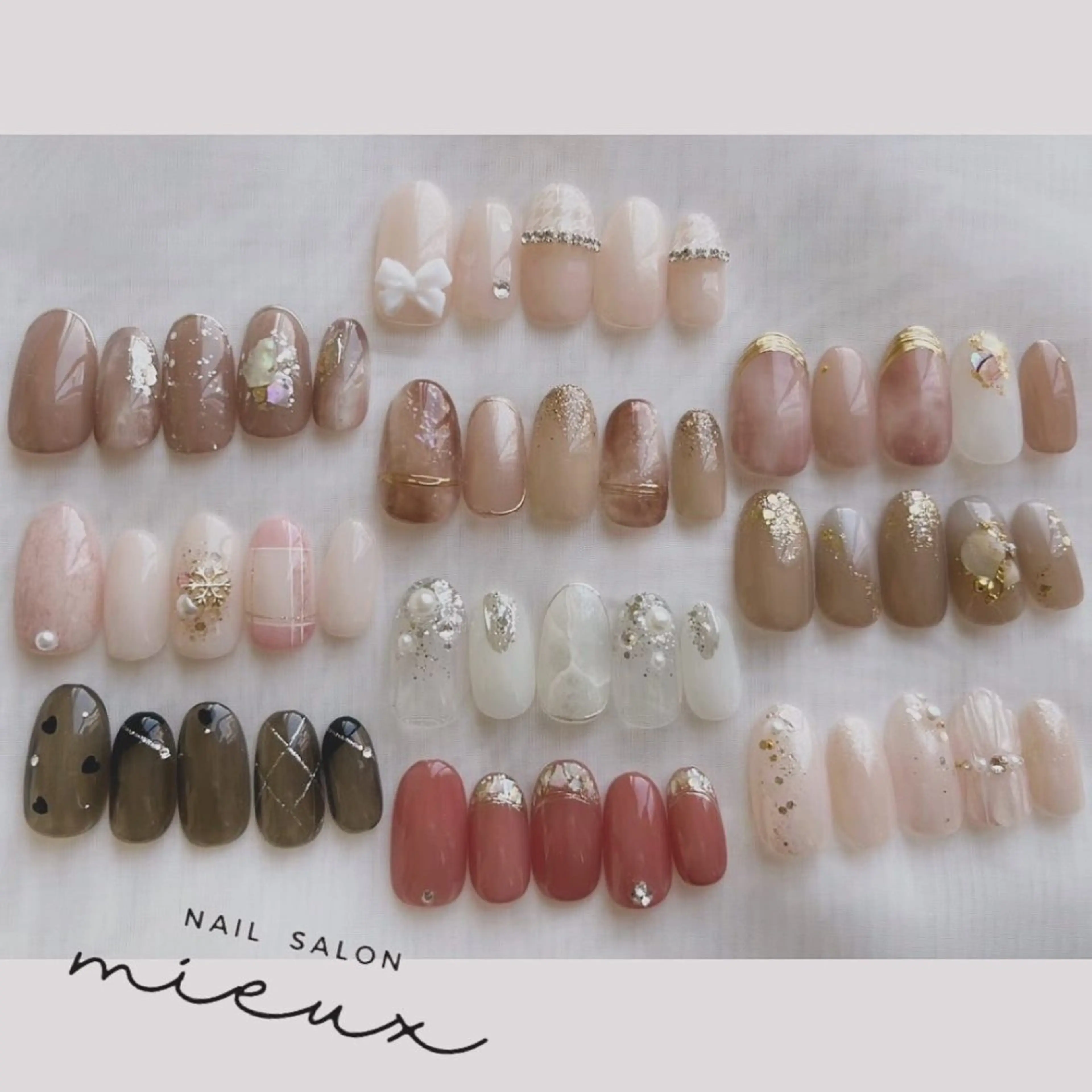 ネイル ハンドネイル mieux ariiiのネイルデザイン