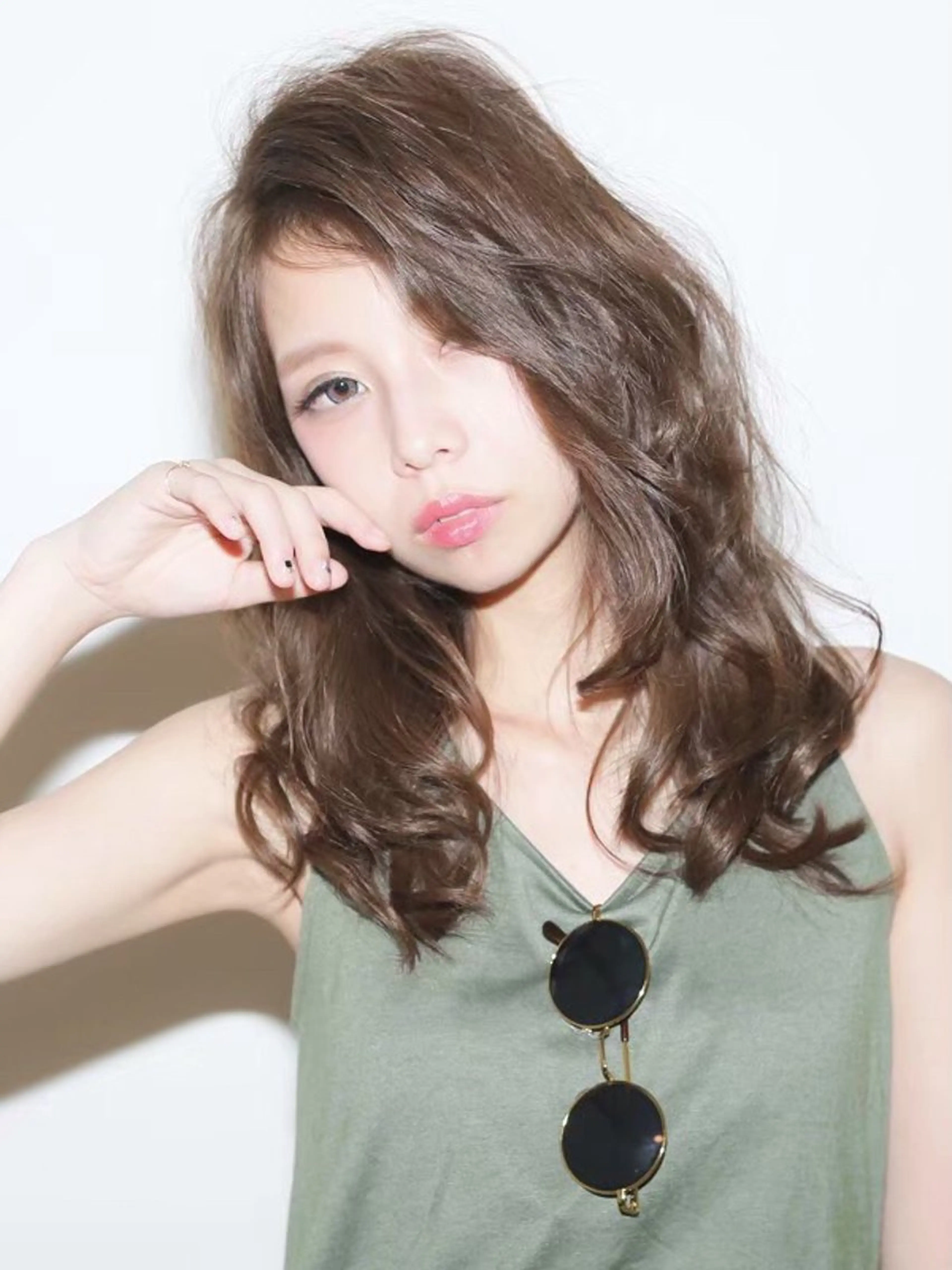 ロング カラー カット ヘアカラー 💐韓国風が人気💐 Ai北千住店のヘアスタイル