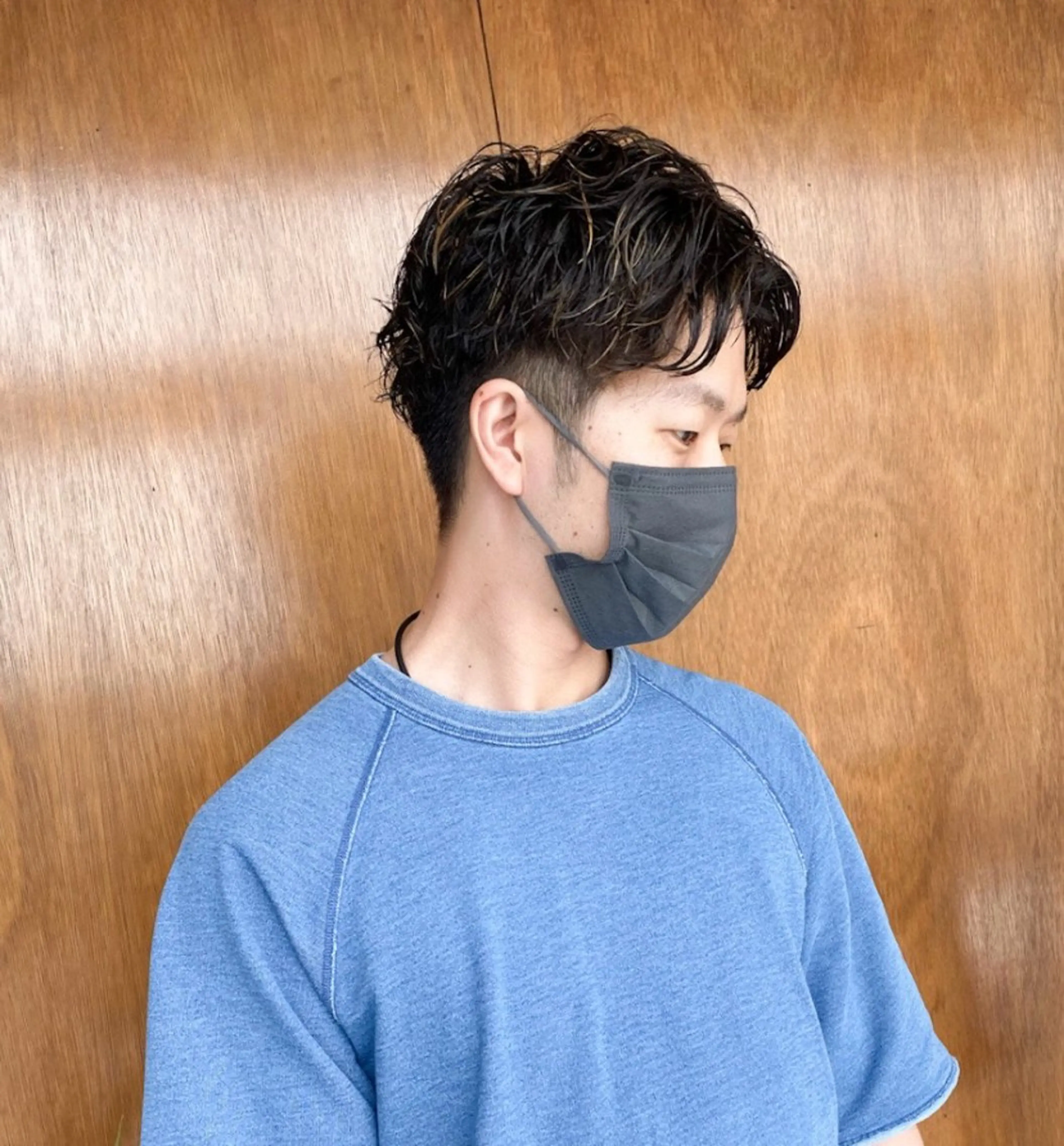 メンズカット+パーマの写真