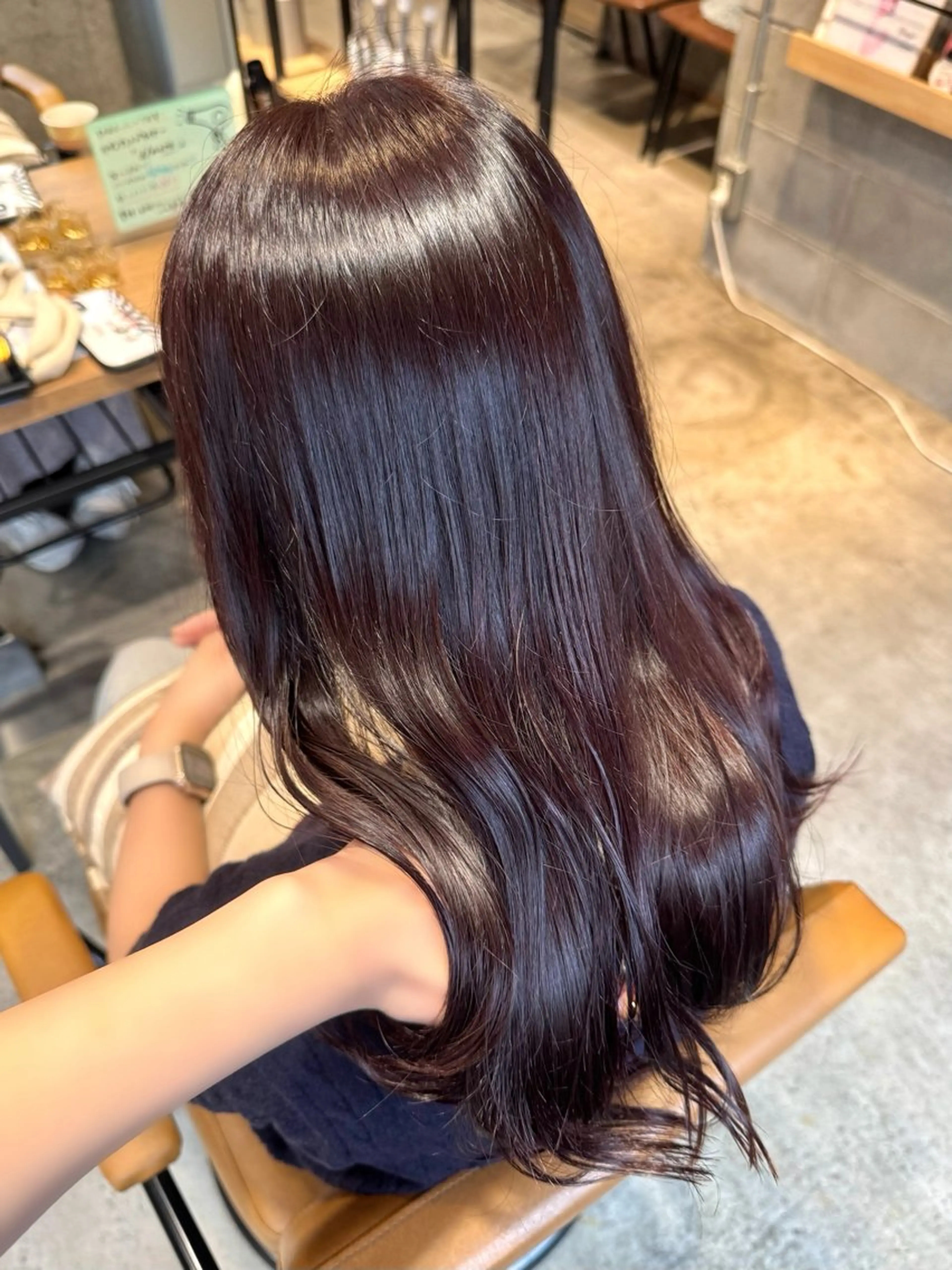 セミロング カラー ヘアアレンジ カット ヘアカラー 縮毛矯正 トリートメント ヘッドスパ 艶モテヘア 🎀ひまり🎀のヘアスタイル