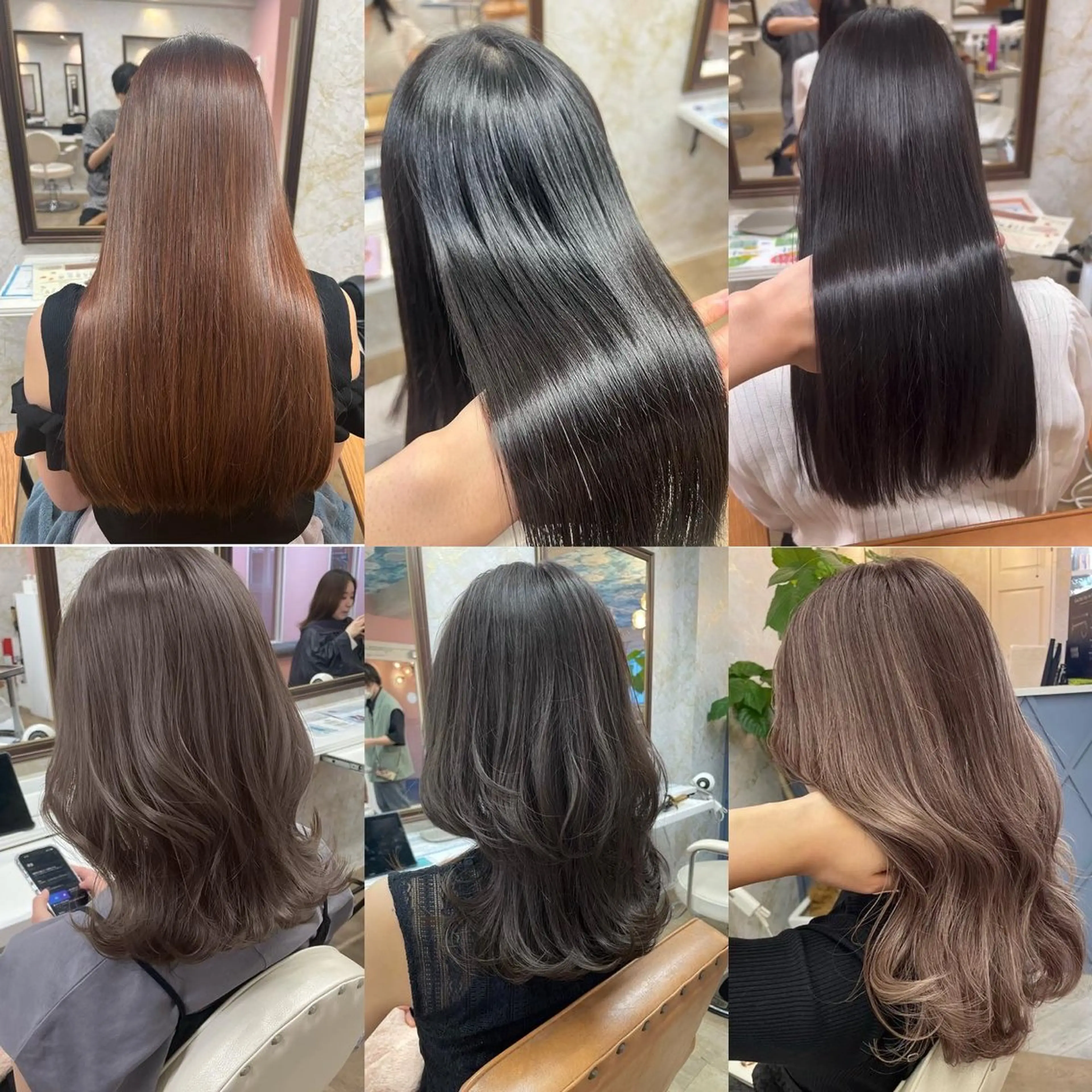 ミディアム 縮毛矯正 トリートメント 髪質改善特化💫 韓国ヘアAyumuのヘアスタイル