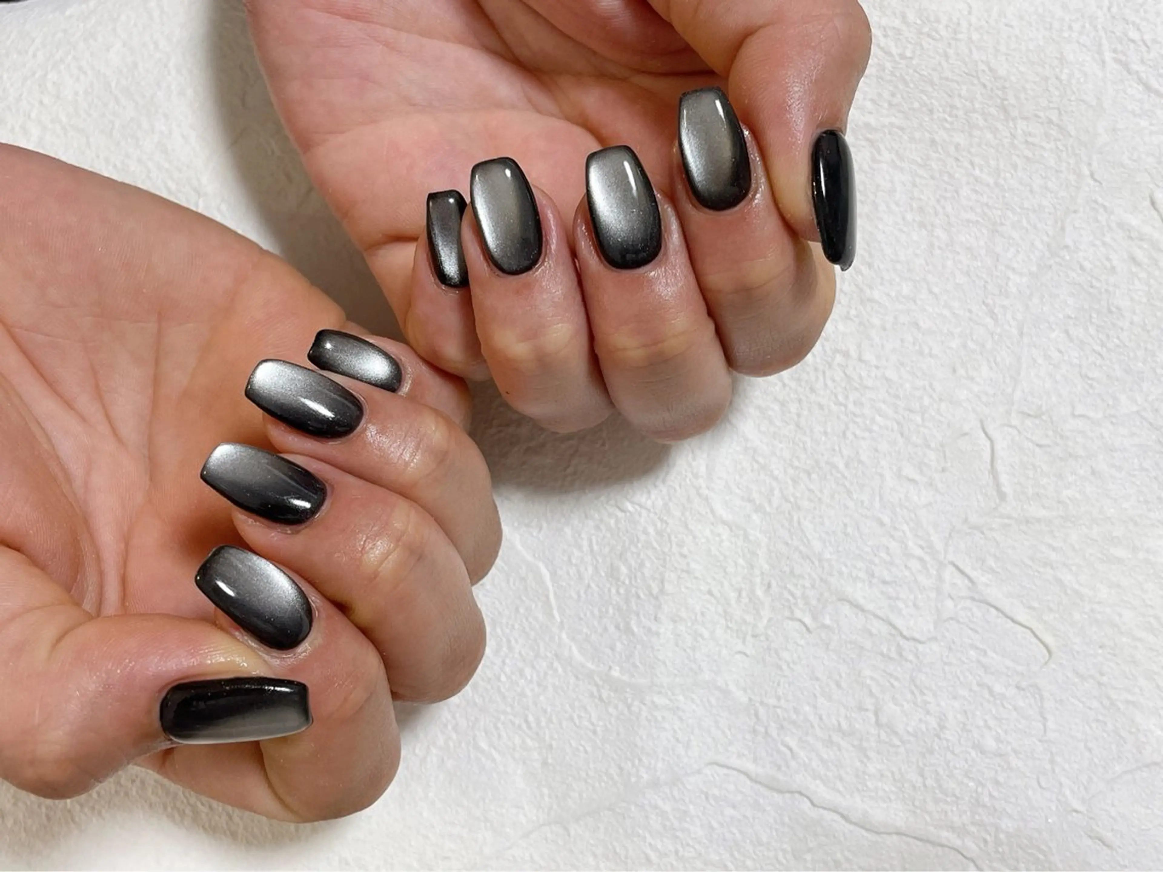 ネイル オーロラネイル フットネイル フレンチネイル ジェルネイル 韓国ネイル ハンドネイル Mogu nail 二子玉川のネイルデザイン