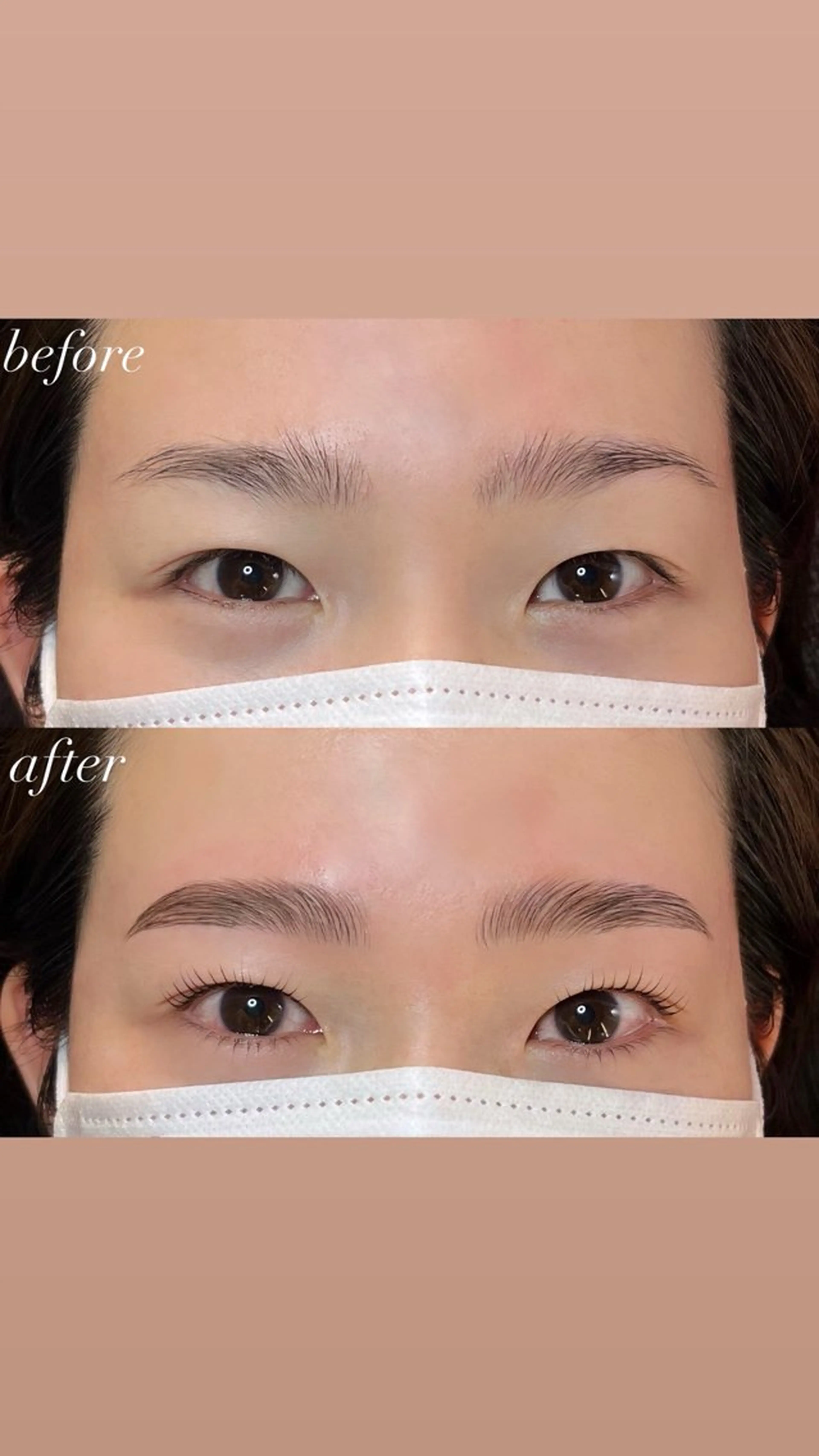 アイブロウ ハリウッドブロウリフト 眉毛ワックス脱毛 マツパ seReno eyebrow&eyelash横浜店所属・seReno KOHAKUの眉毛・アイブロウイメージ