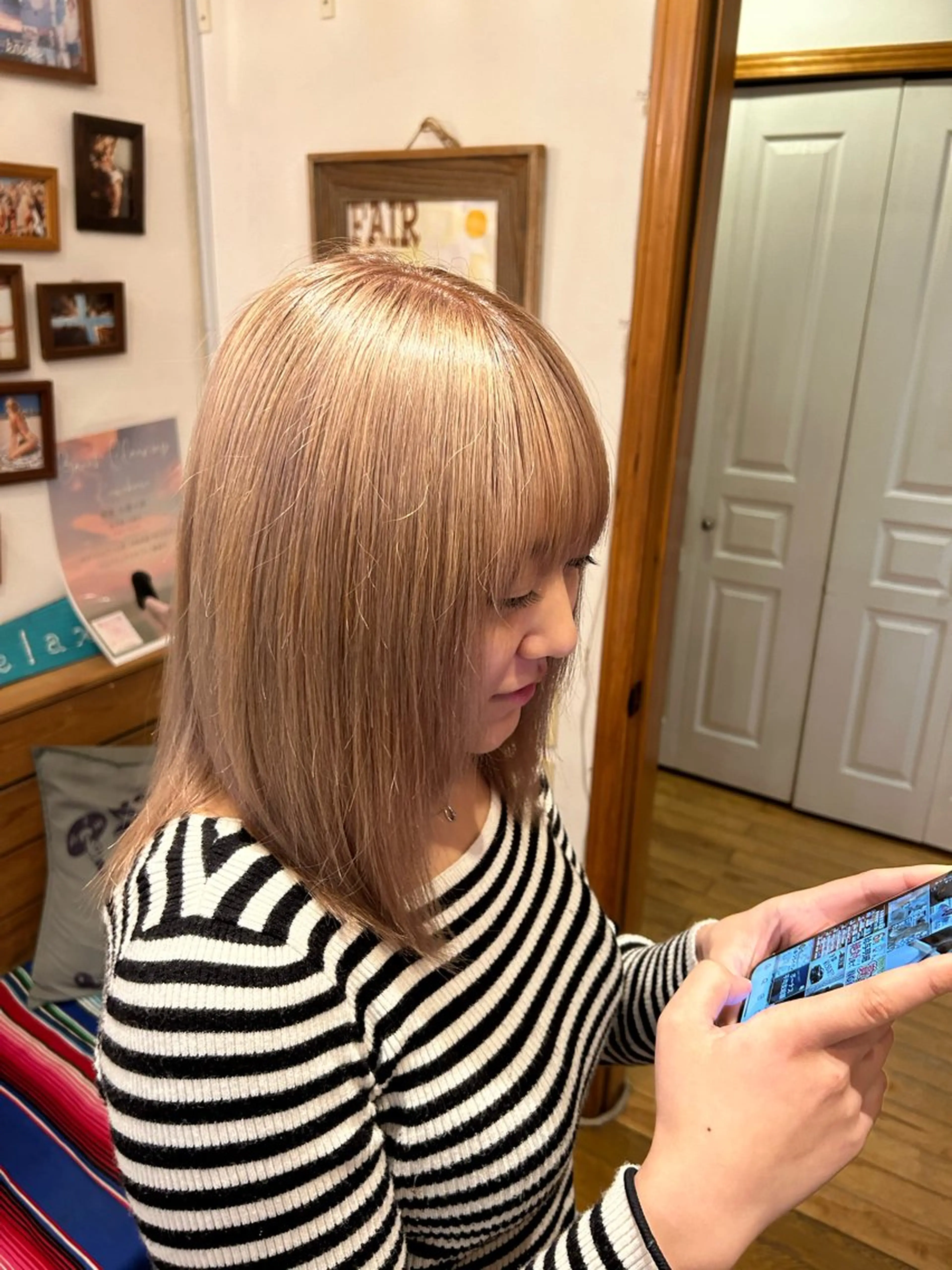 ブリーチ Wcolor トリーメント付きの写真