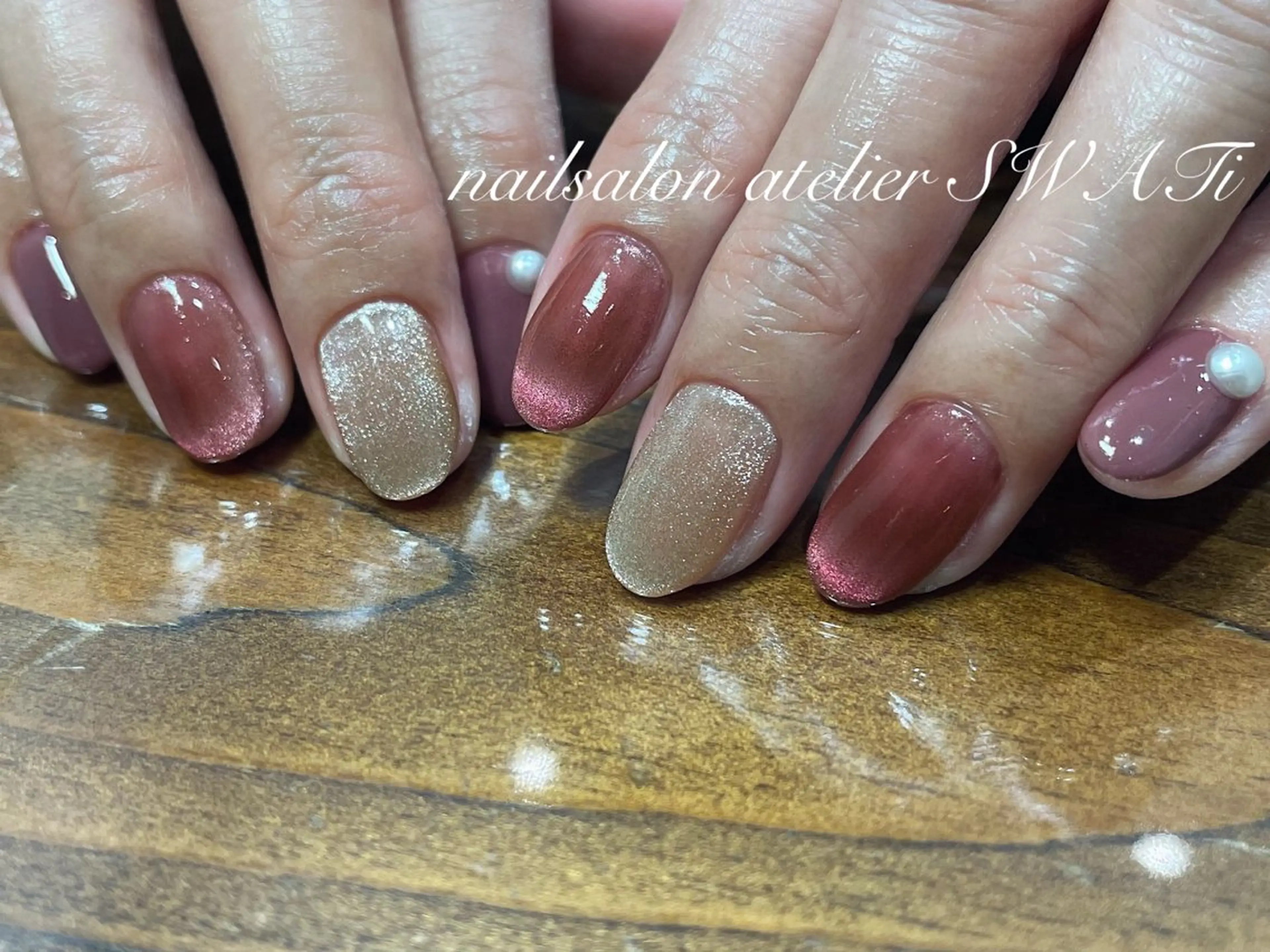 ネイル ヘアーサロン大野所属・nailsalon SWATiのネイルデザイン