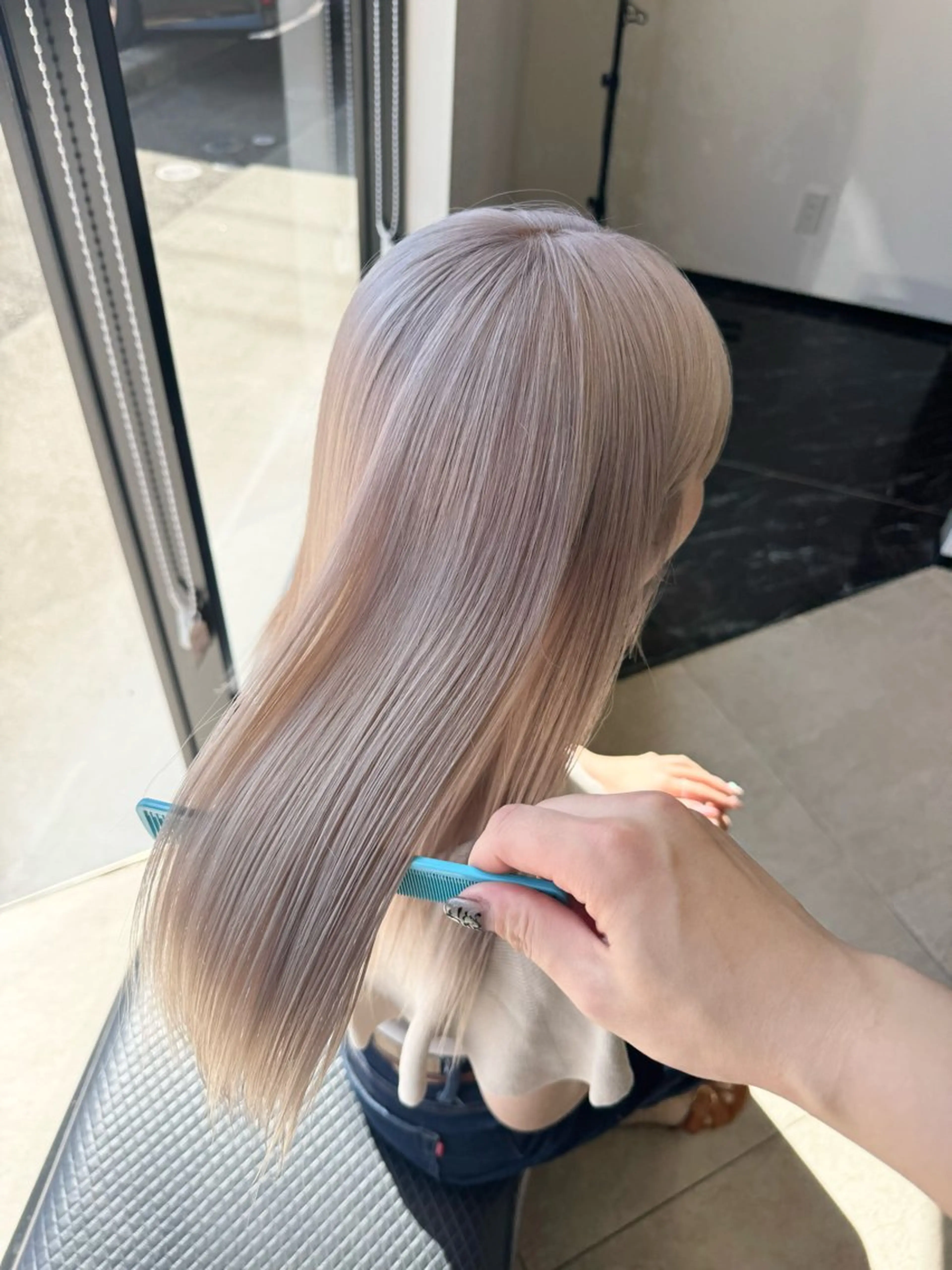 ロング ヘアカラー トリートメント 宮崎 龍一のヘアスタイル
