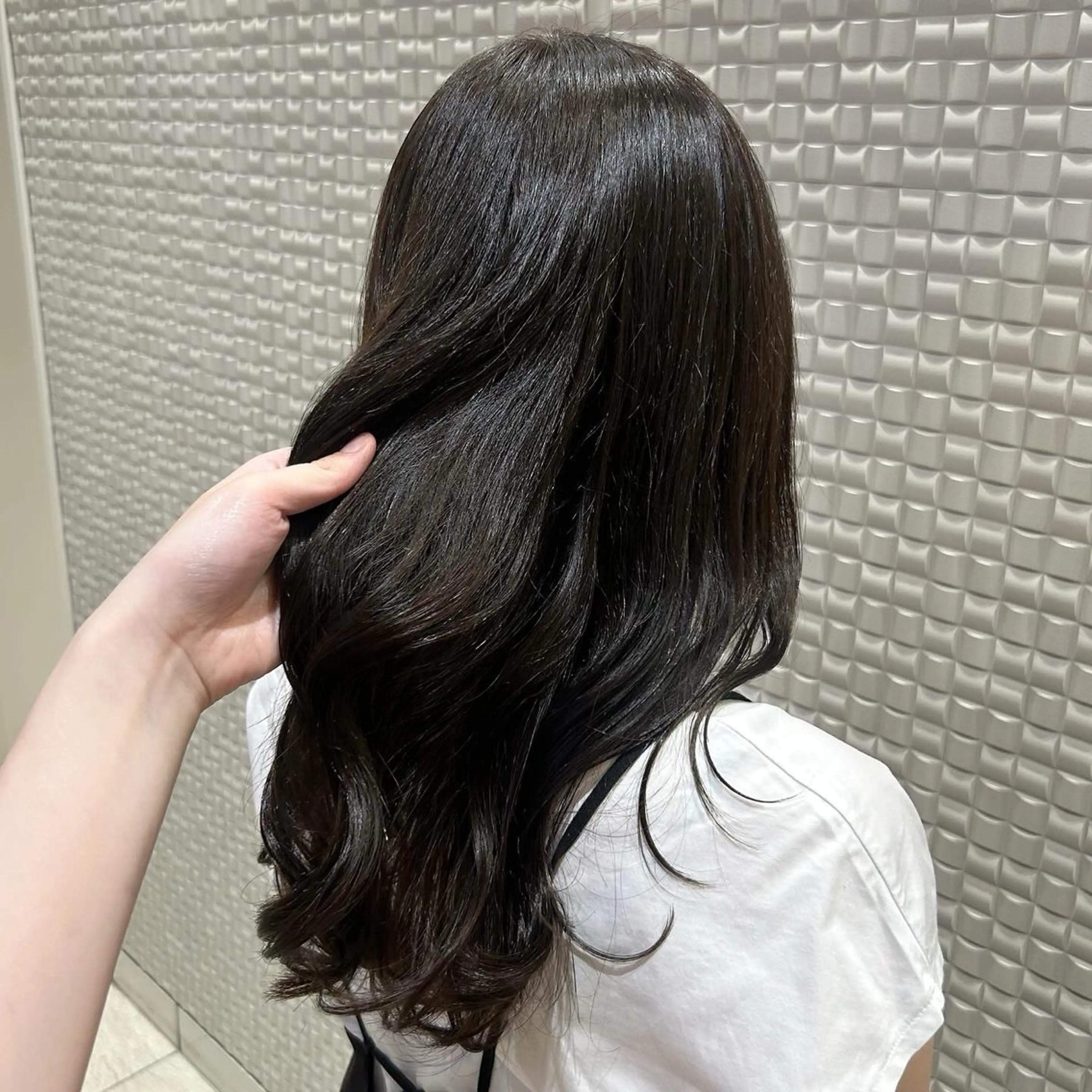ロング カラー ブリーチ 透明感カラー ブリーチなしカラー カット ヘアカラー トリートメント 無料カット/髪質改善 /銀座/🤍ゆう🤍のヘアスタイル