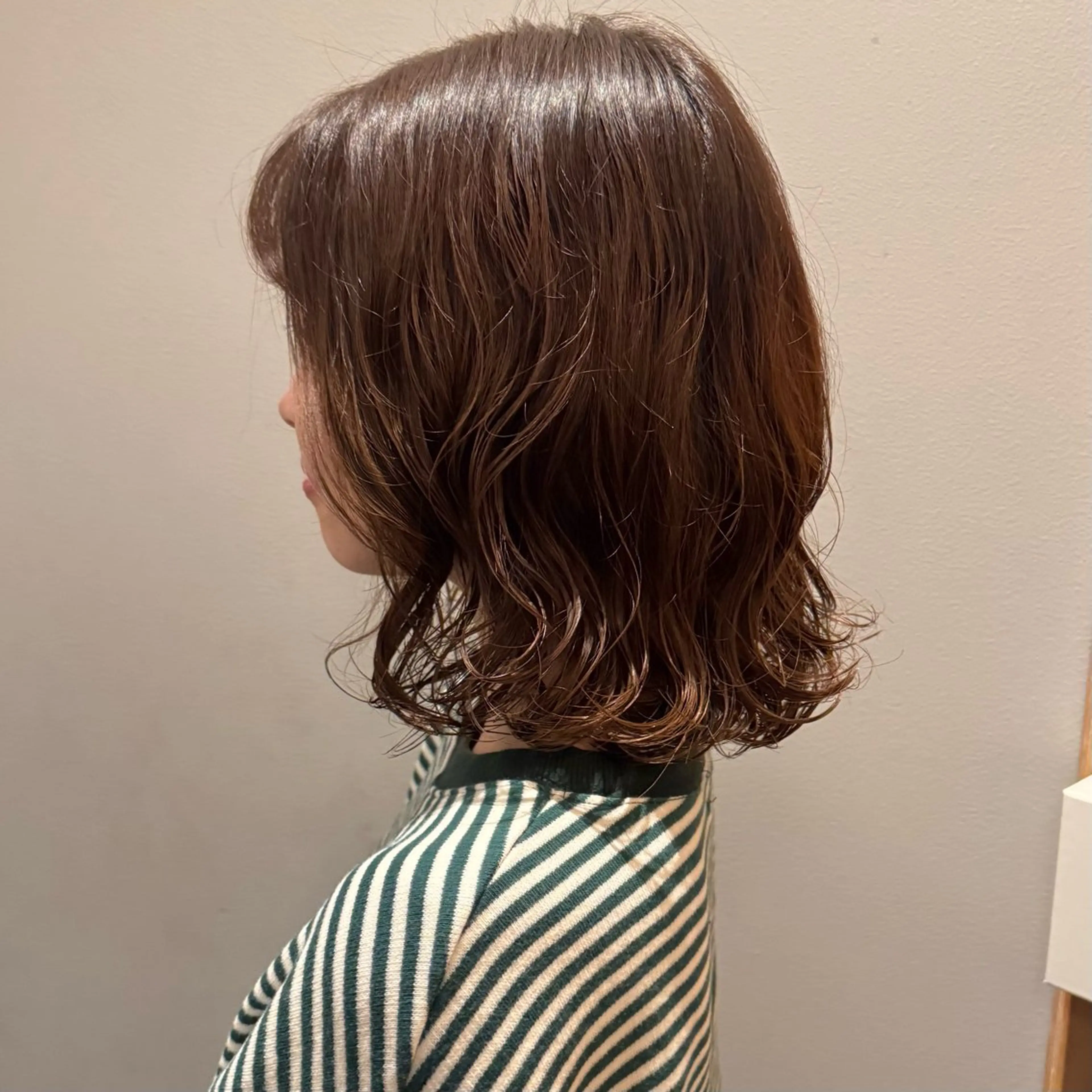 ミディアム パーマ カット パーマ トリートメント 🌿ボブ・レイヤー 🌿　木梨健太のヘアスタイル