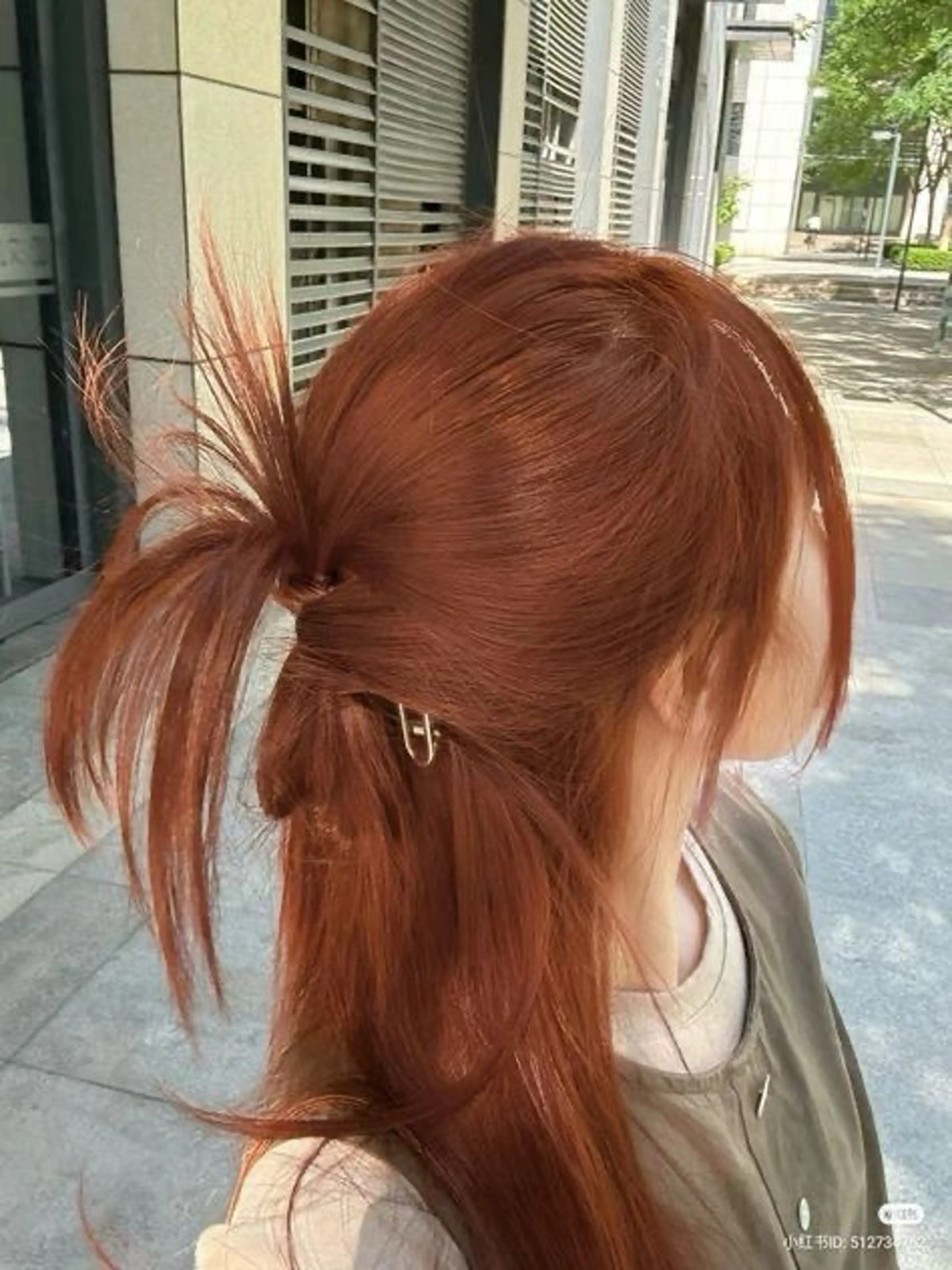 ロング カラー ヘアカラー トリートメント ヘッドスパ うる艶韓国ヘア 🤍りんのヘアスタイル