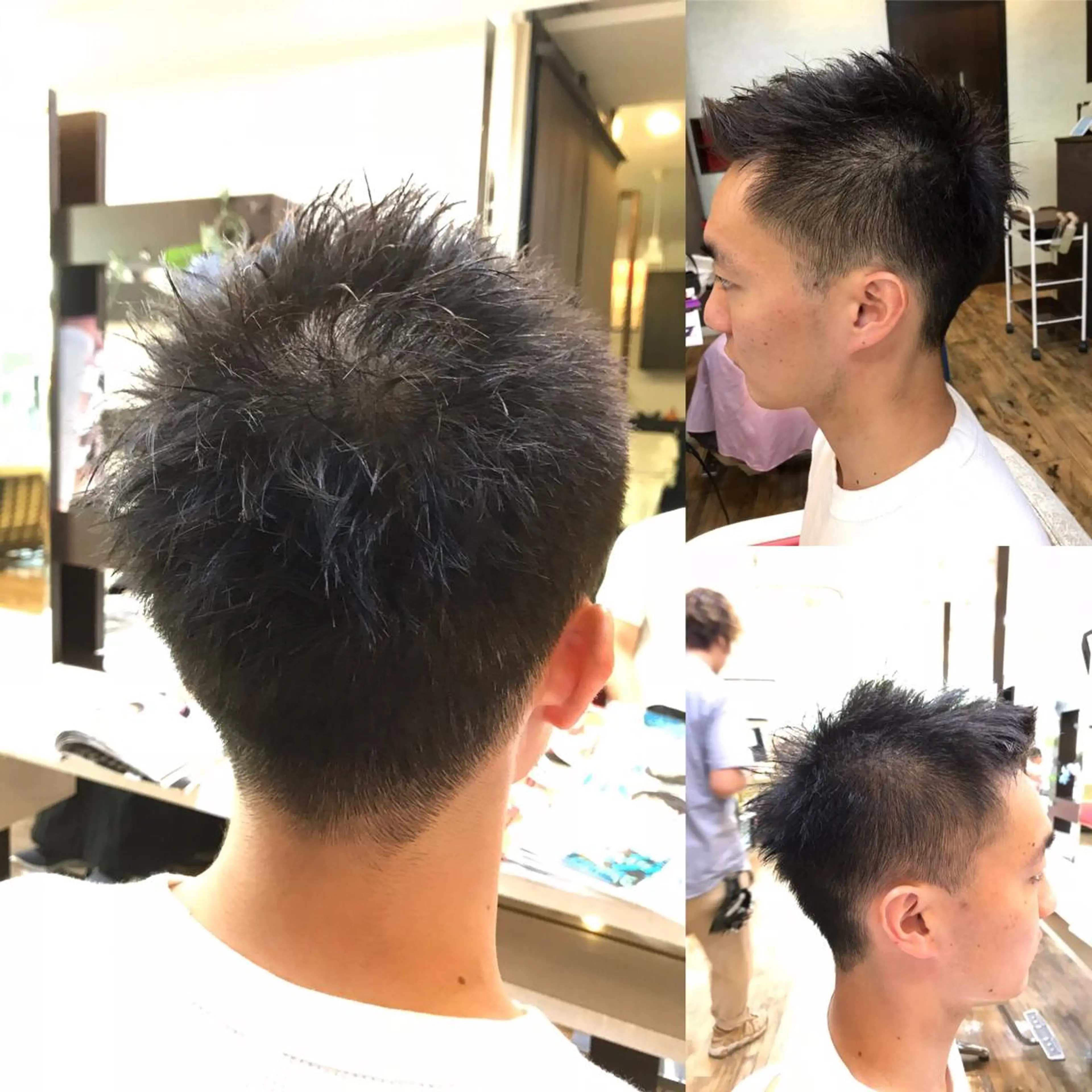 ショート メンズ 刈り上げ ショートヘア カット 赤羽、髪質改善サロン 吉野リョウスケのヘアスタイル
