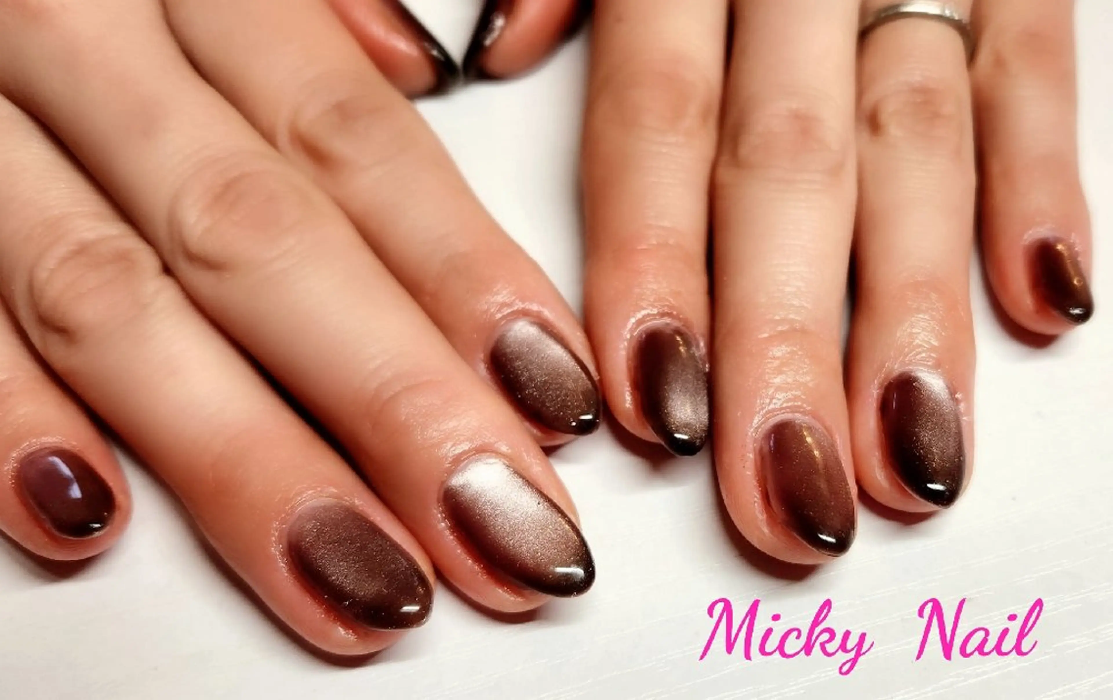 ネイル マグネットネイル Micky nail chikushinoのネイルデザイン