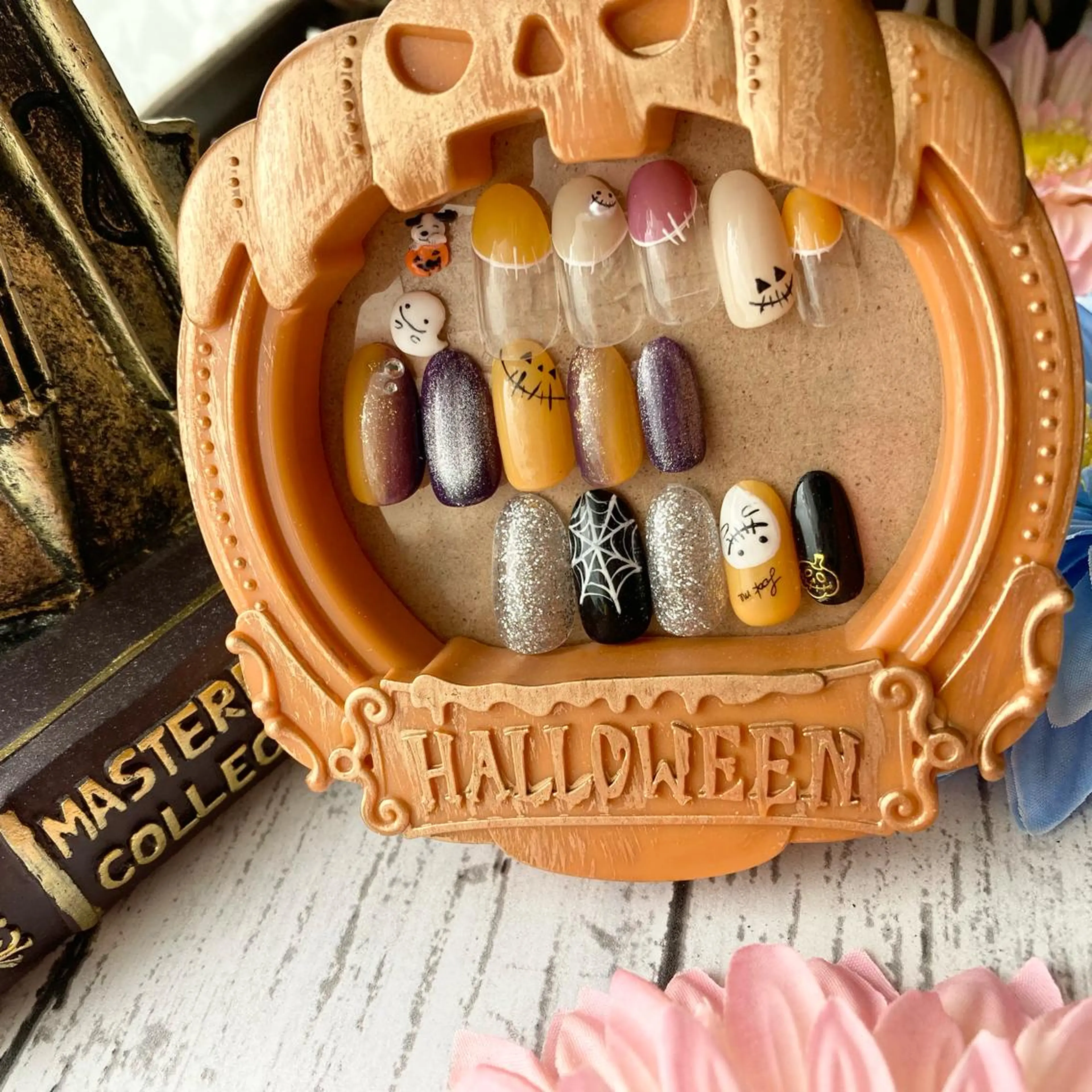 ネイル ハロウィン ハンドネイル mofmofnail 🌿shimizuのネイルデザイン