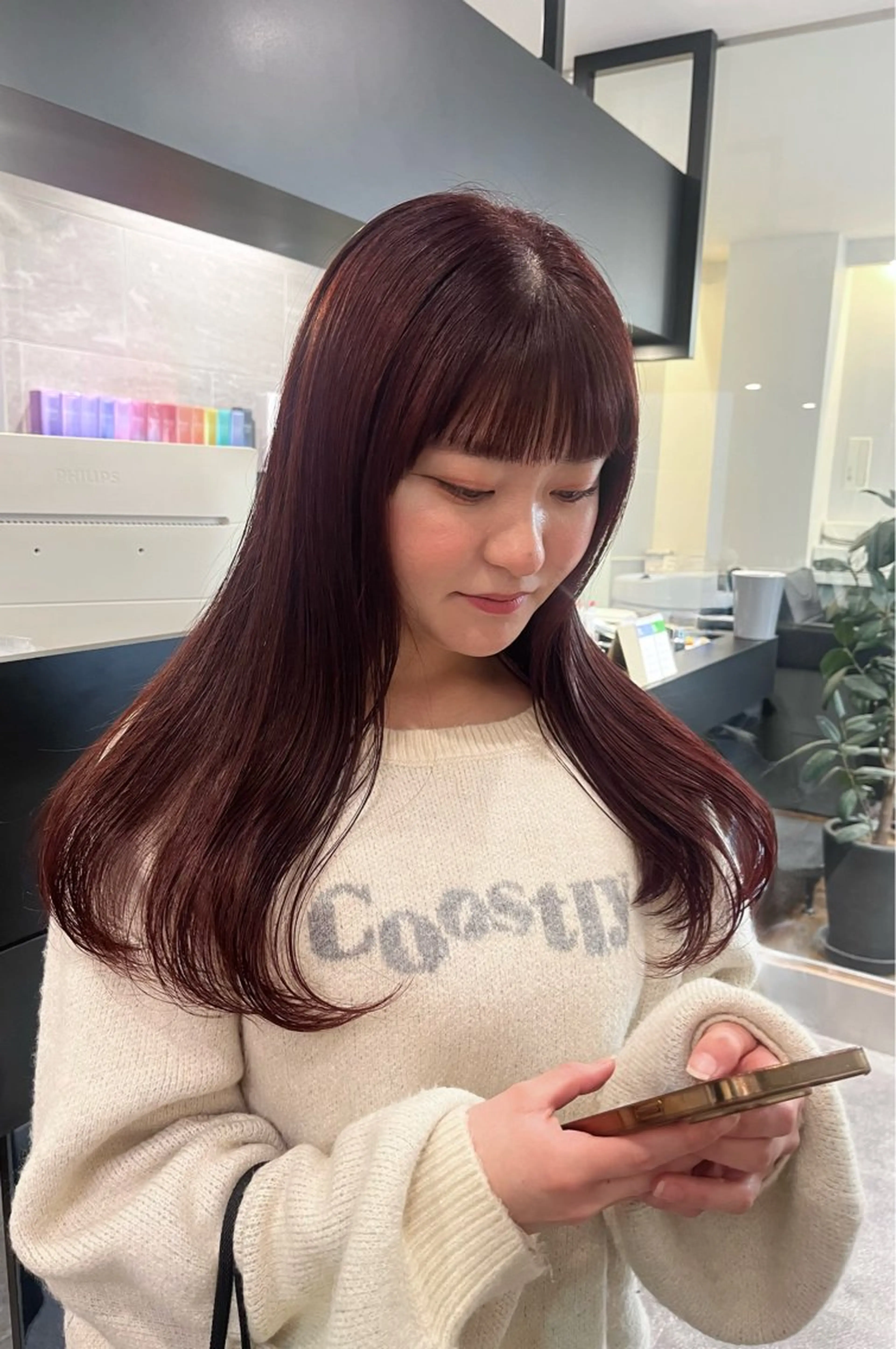 カラー ヘアカラー ダブルカラー🫐 /まゆ🎀のヘアスタイル