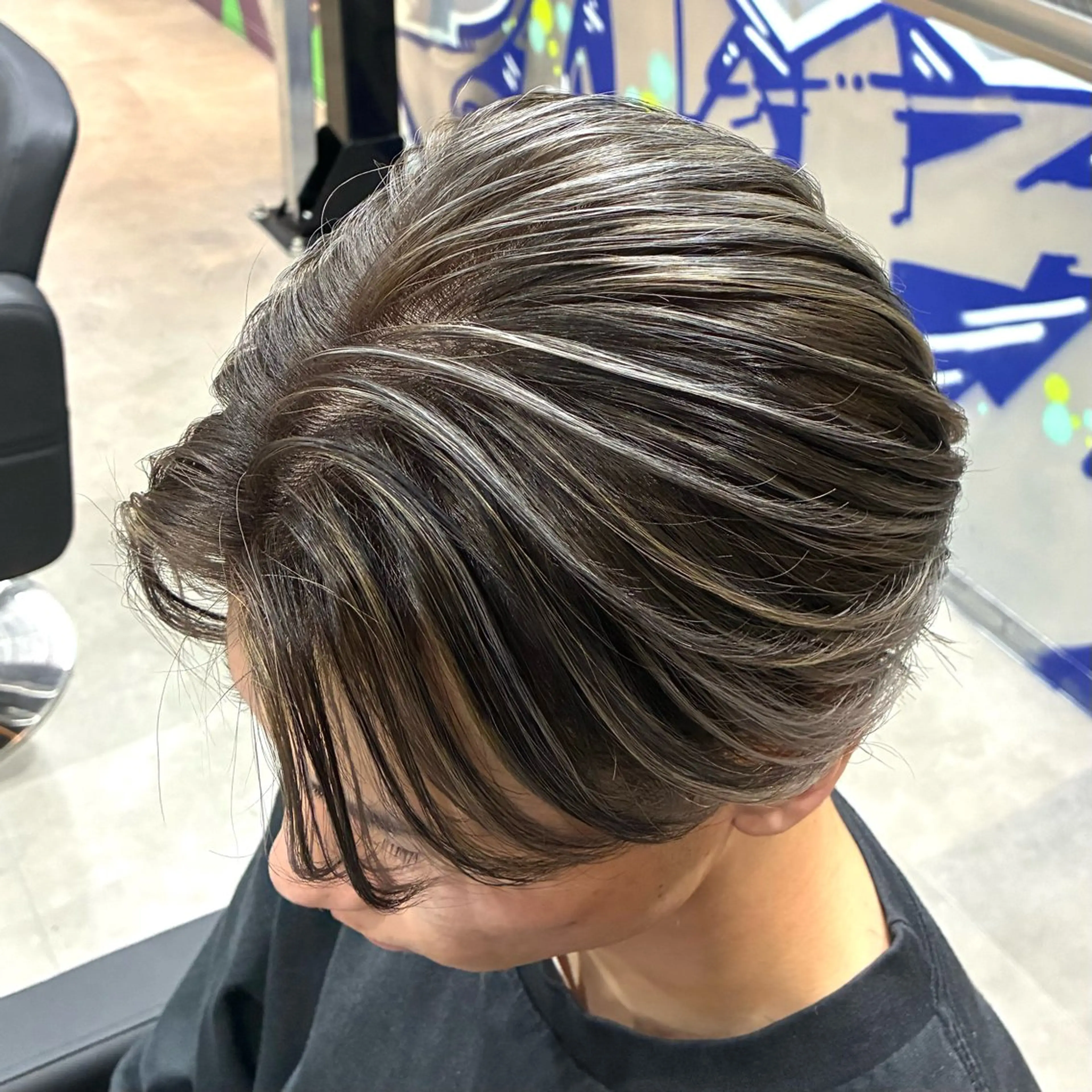 メンズ メンズバレイヤージュ ヘアカラー kearny 北千住所属・kearny北千住 千咲斗のヘアスタイル