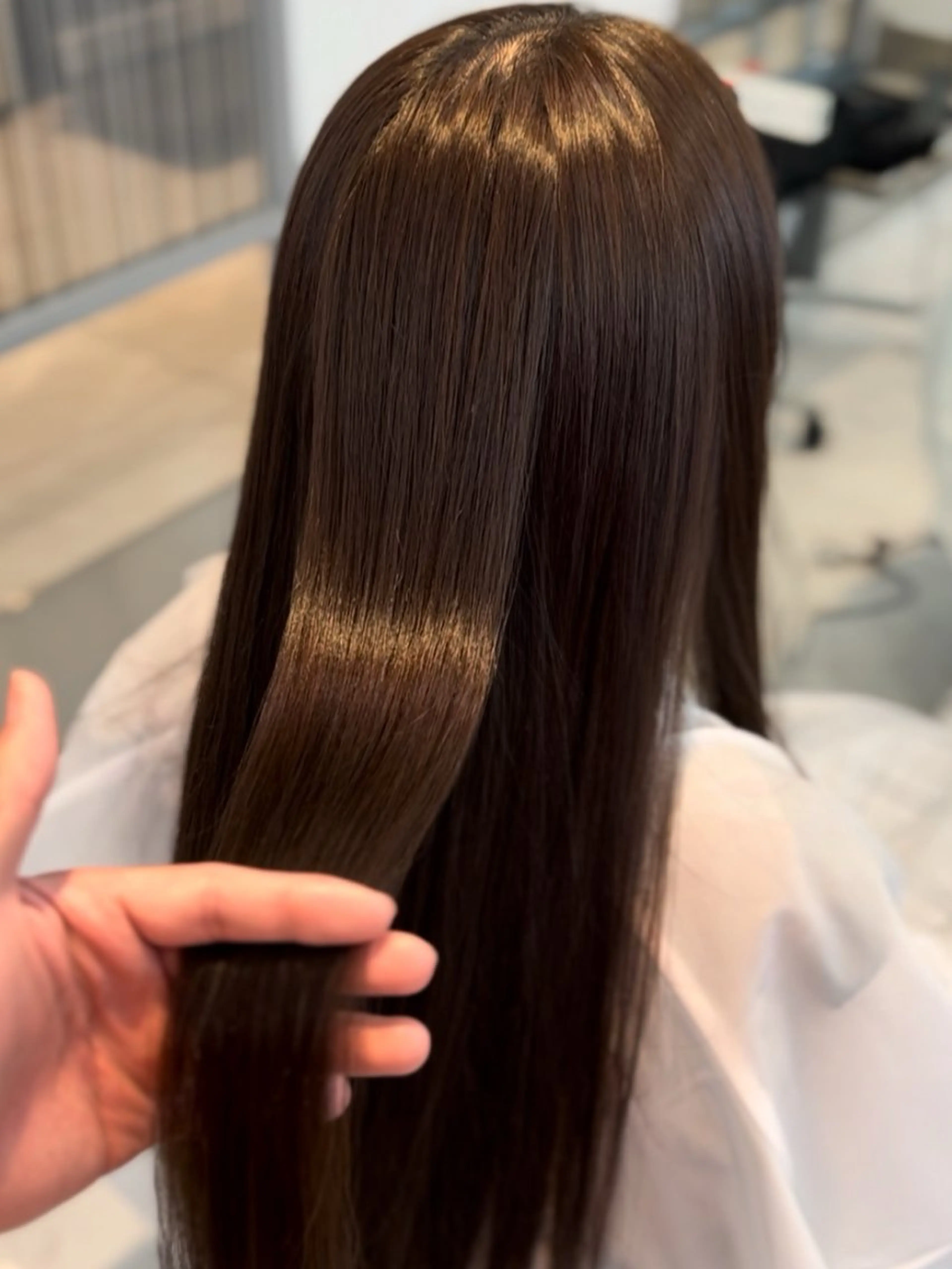 ロング 縮毛矯正 最高の似合わせ🪽 韓国っぽ🇰🇷後藤のヘアスタイル