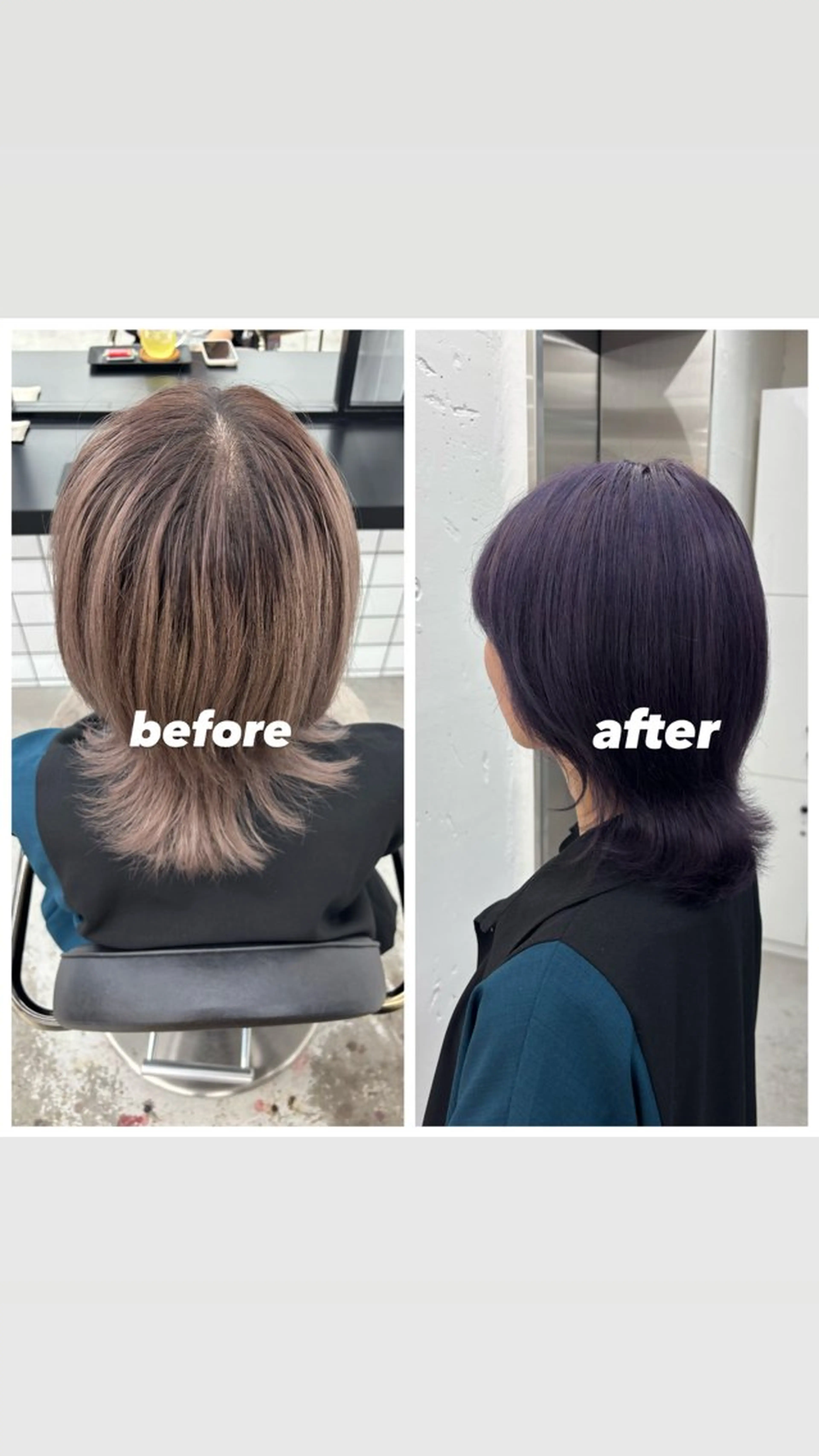 ミディアム カラー バイオレットカラー ヘアカラー トリートメント 🌼あいり🌼 JILLSTUDIOのヘアスタイル