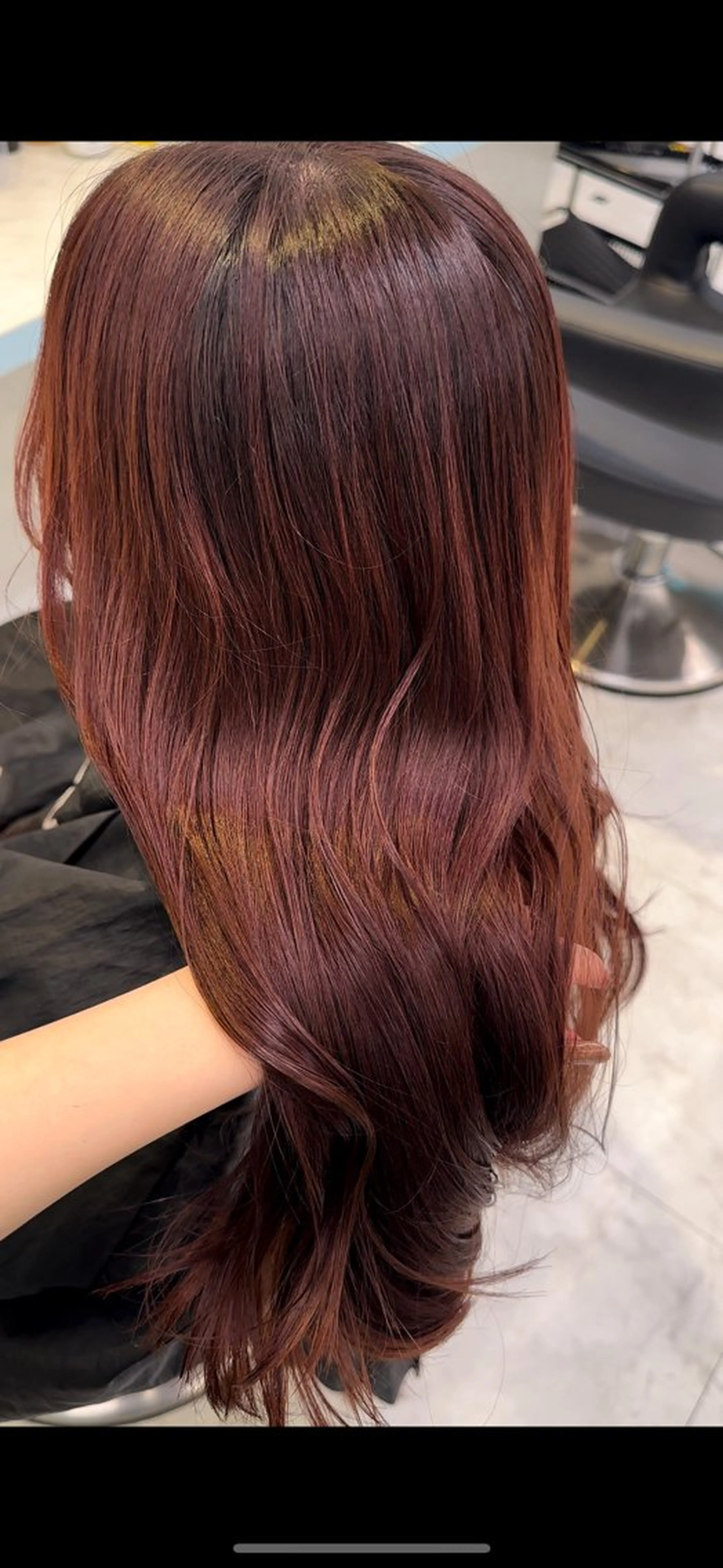 ロング カラー ヘアカラー トリートメント ♥️暖色モテカラ ー♥️由夏のヘアスタイル