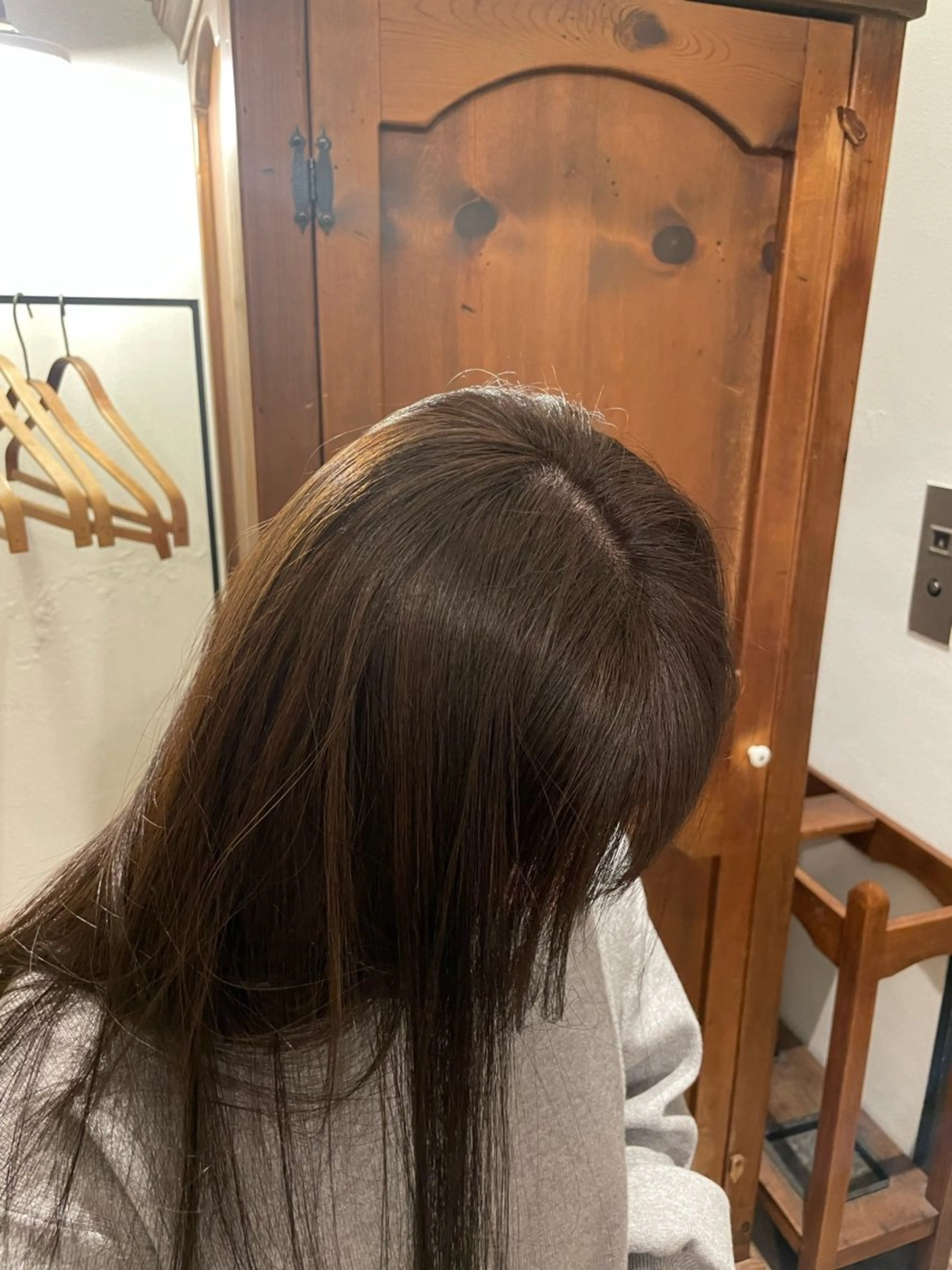 セミロング 🍁レイヤー.ニュア ンスパーマ.🍁陸来のヘアスタイル