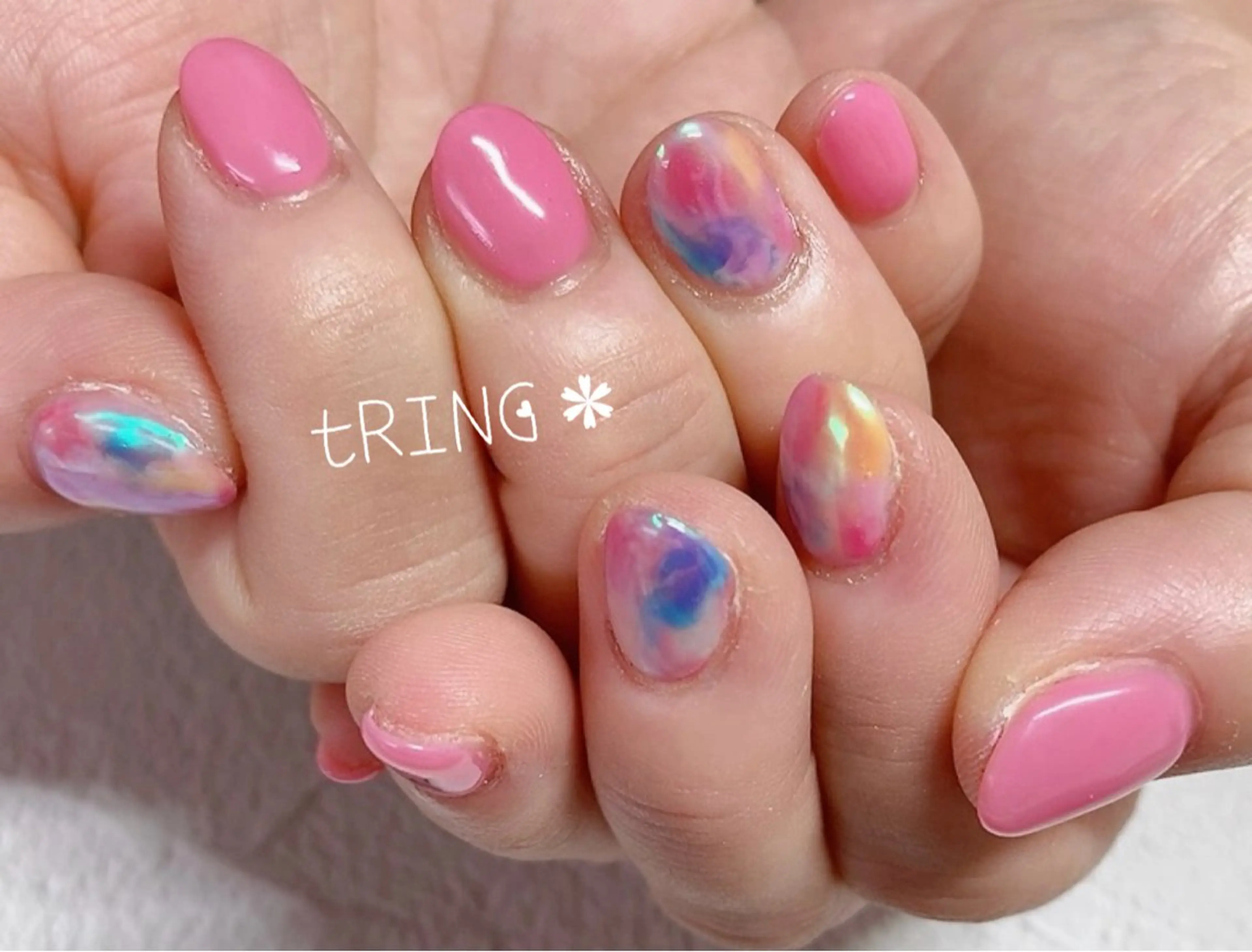 ネイル ハンドネイル tRING* しいの木台のネイルデザイン