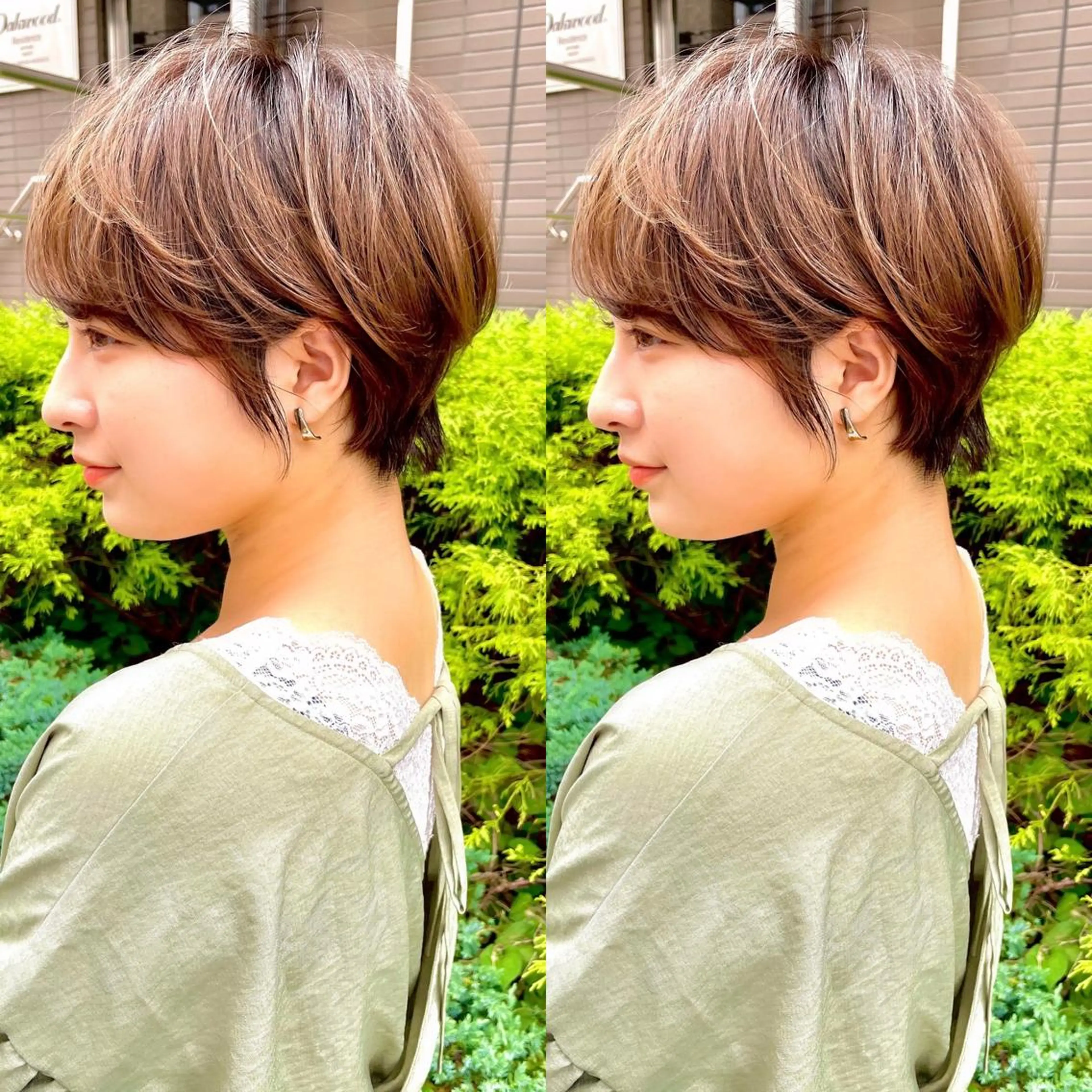 ショート カラー カット ヘアカラー LucksiMie 銀座店所属・【韓国　レイヤー 髪質改善✨】かずのヘアスタイル