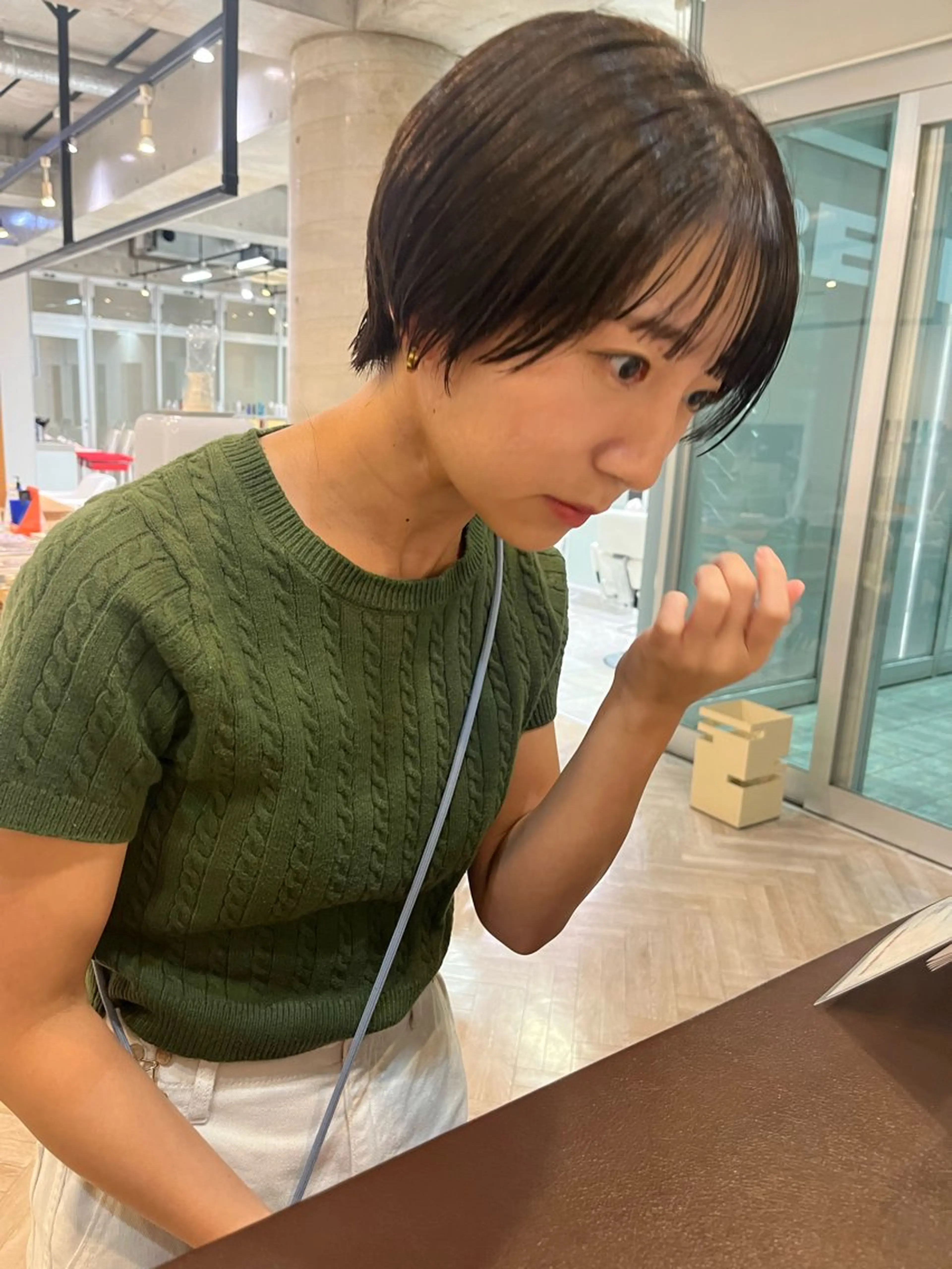 ショート renjishi所属・kaho.🌿 ショートヘア⭐️のヘアスタイル