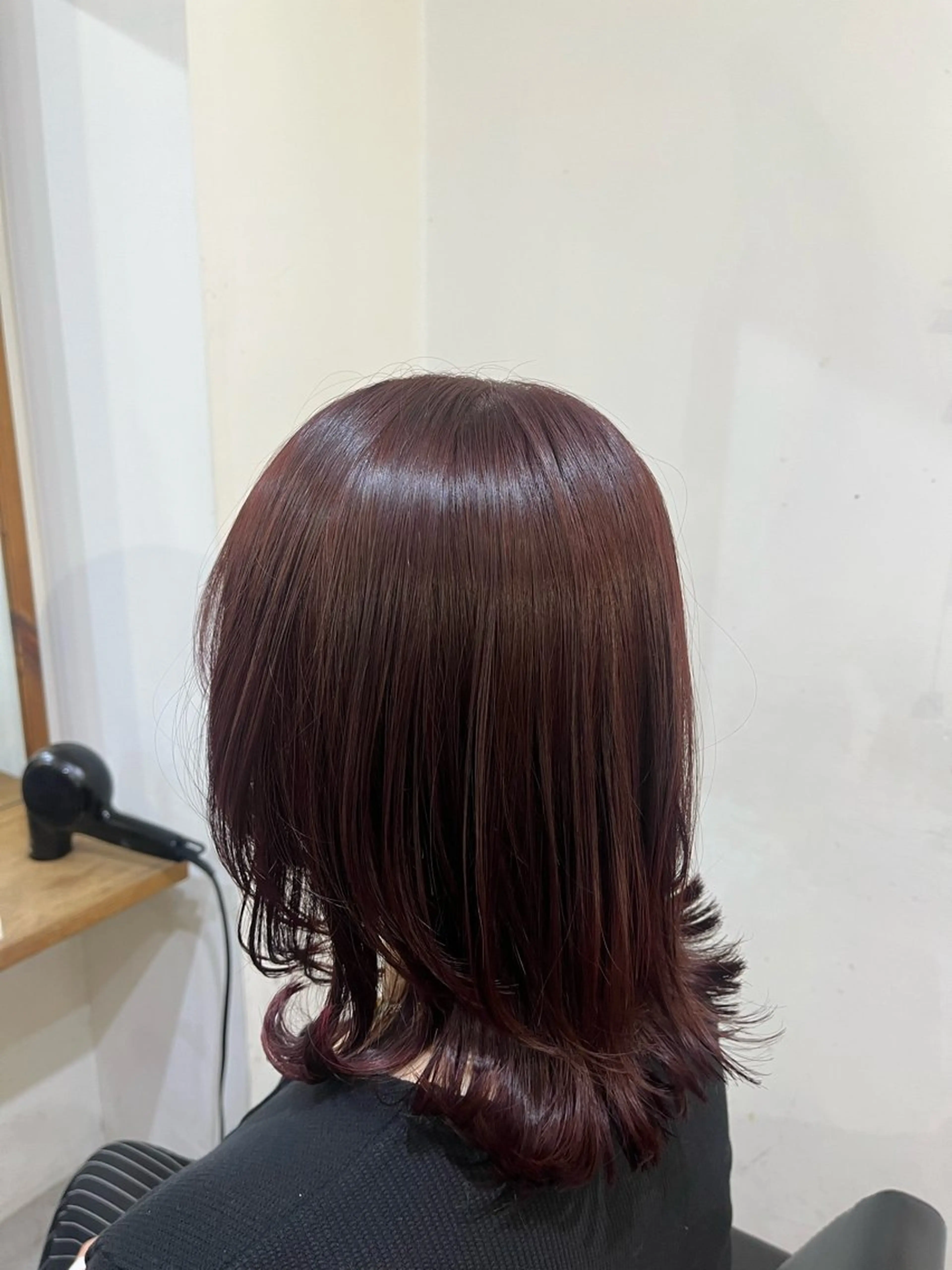 ミディアム カラー ✨🎨ブリーチなし 透明感カラー✨美友のヘアスタイル