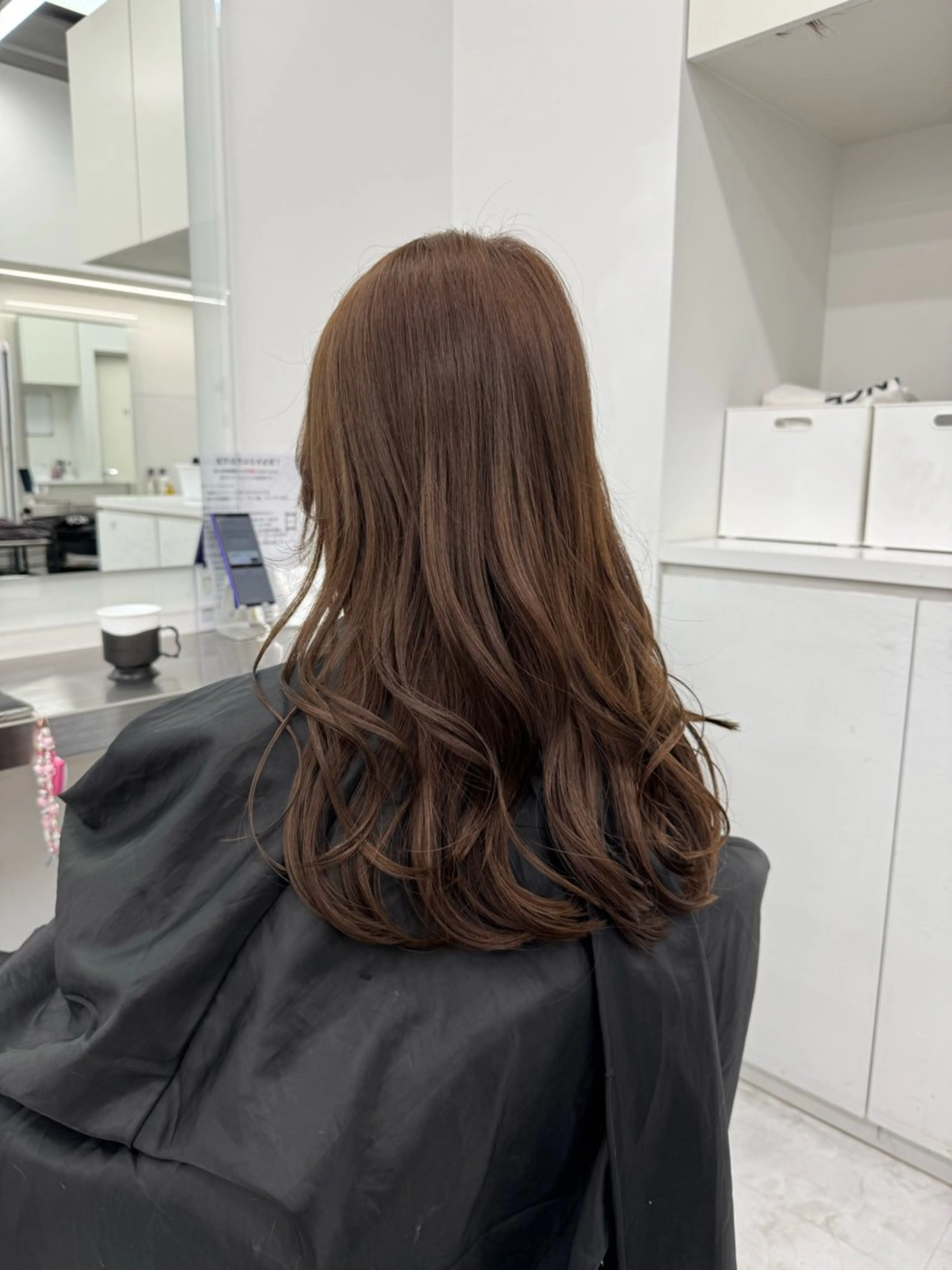 ロング カラー ヘアカラー ブリーチなし🤍透明 感カラー🤍しゅうじのヘアスタイル