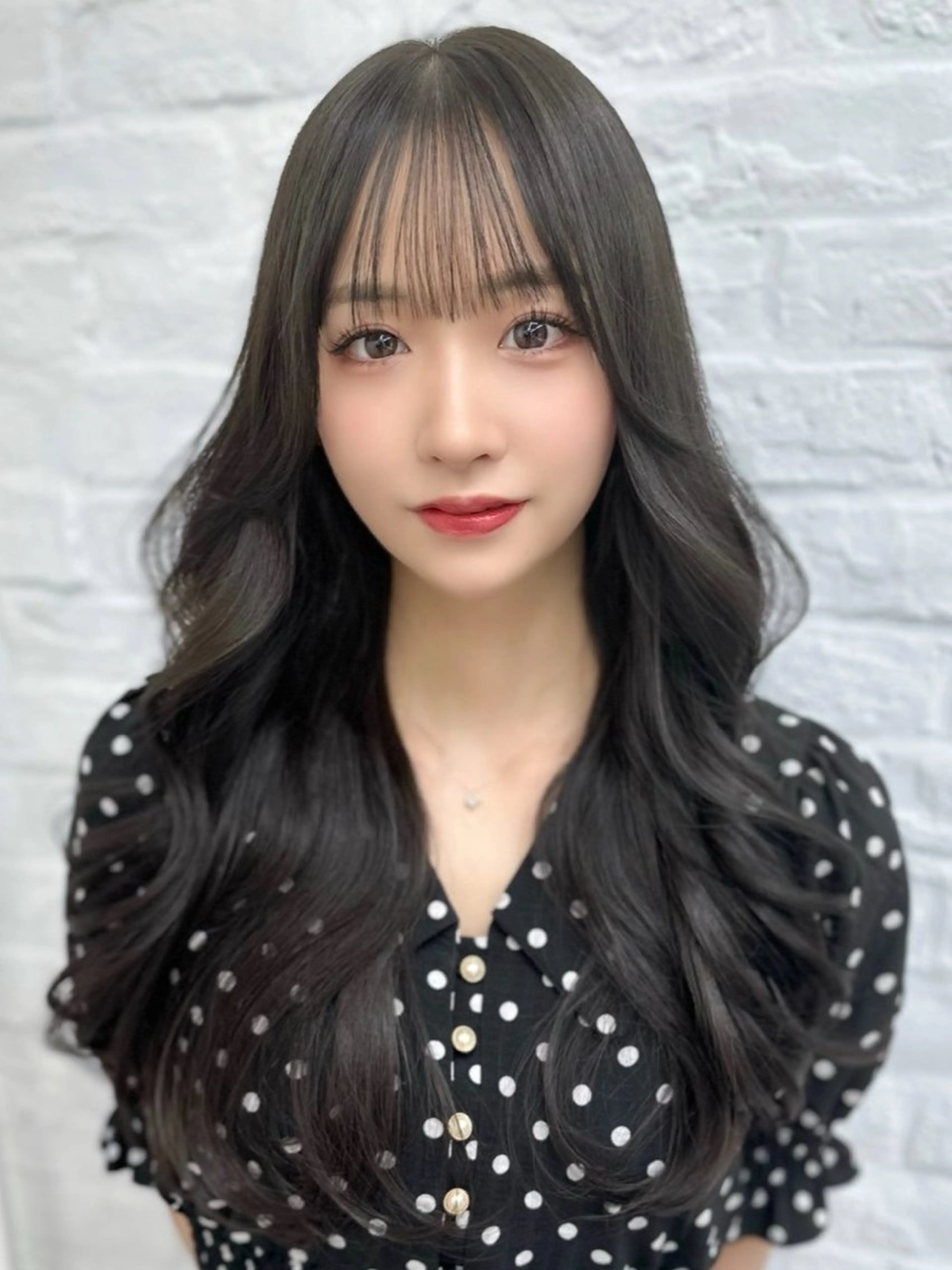 セミロング カット ヘアカラー トリートメント ヘッドスパ ヘアセット 前髪顔まわりカット 🌈中村海聖のヘアスタイル