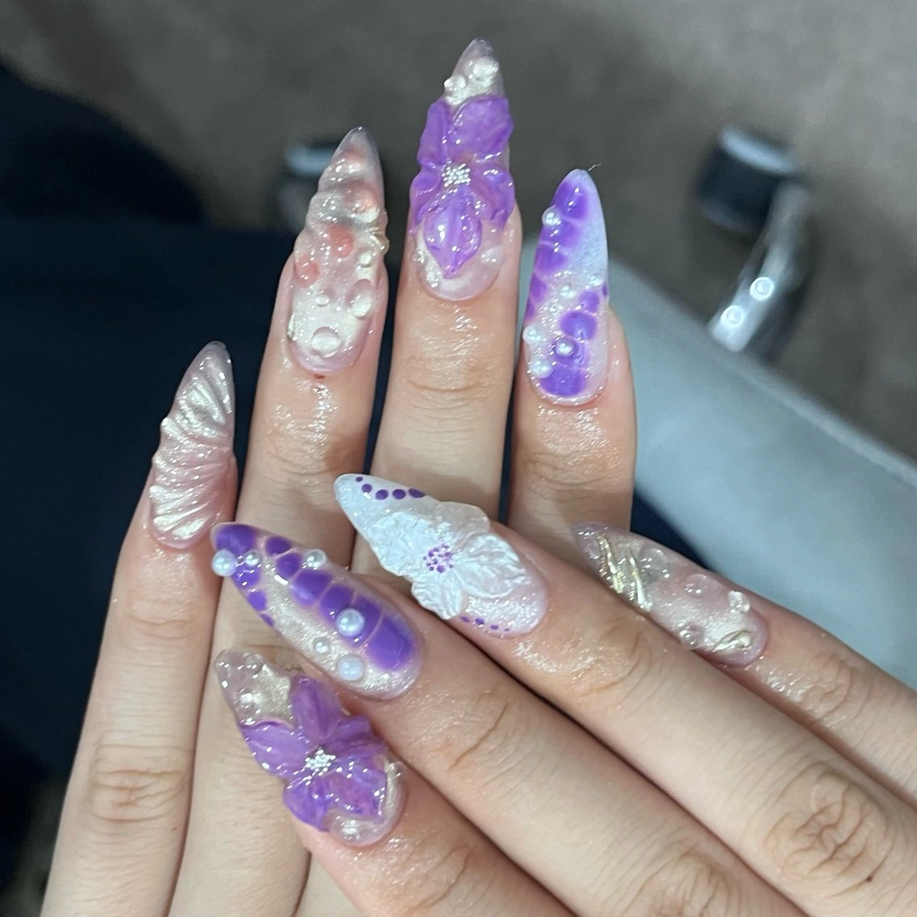 ネイル 韓国ネイル ワンホンネイル ハンドネイル ハンドケア Chang _Nailのネイルデザイン