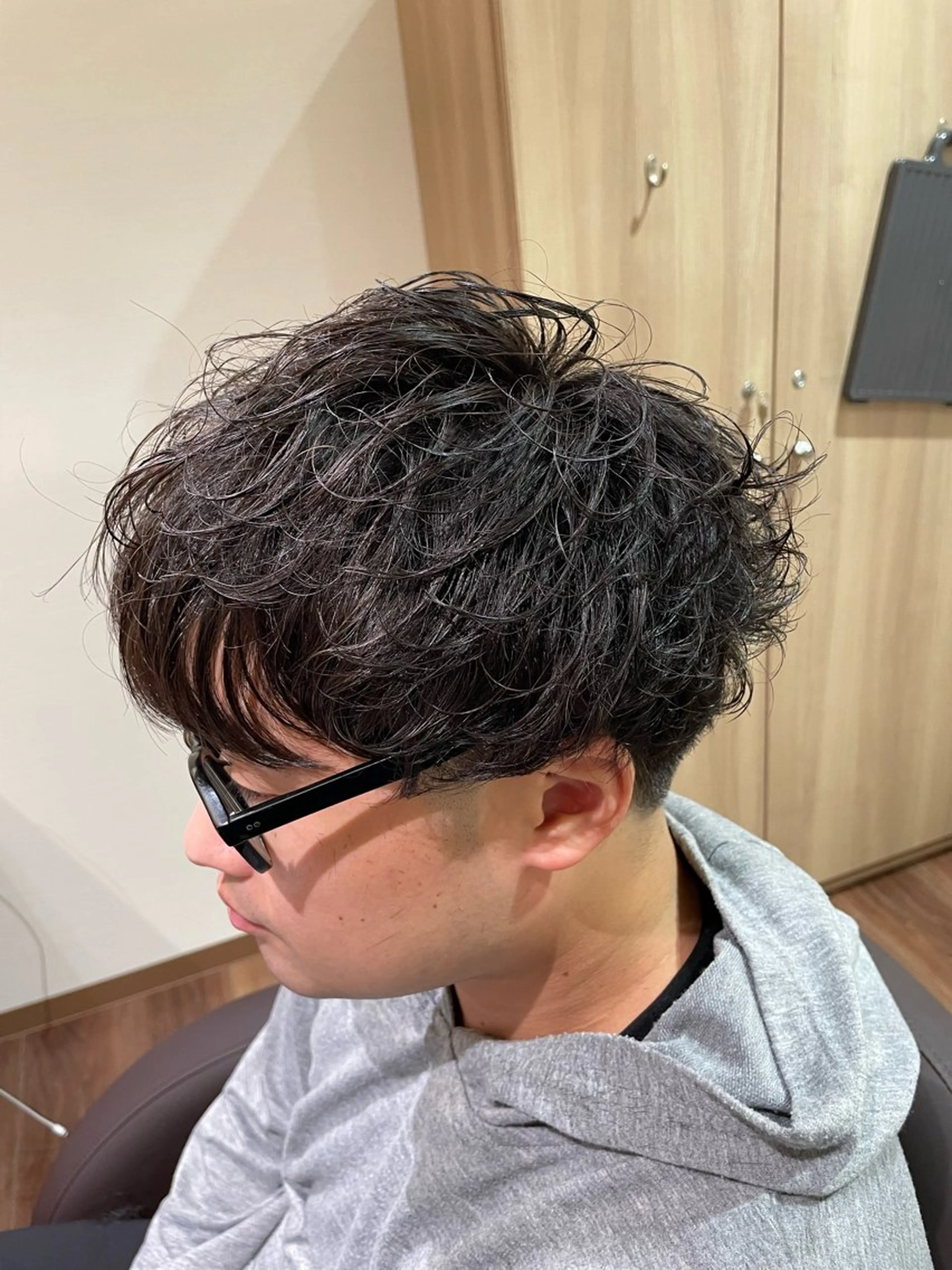 ショート パーマ メンズ 中嶋 ナカジマのヘアスタイル