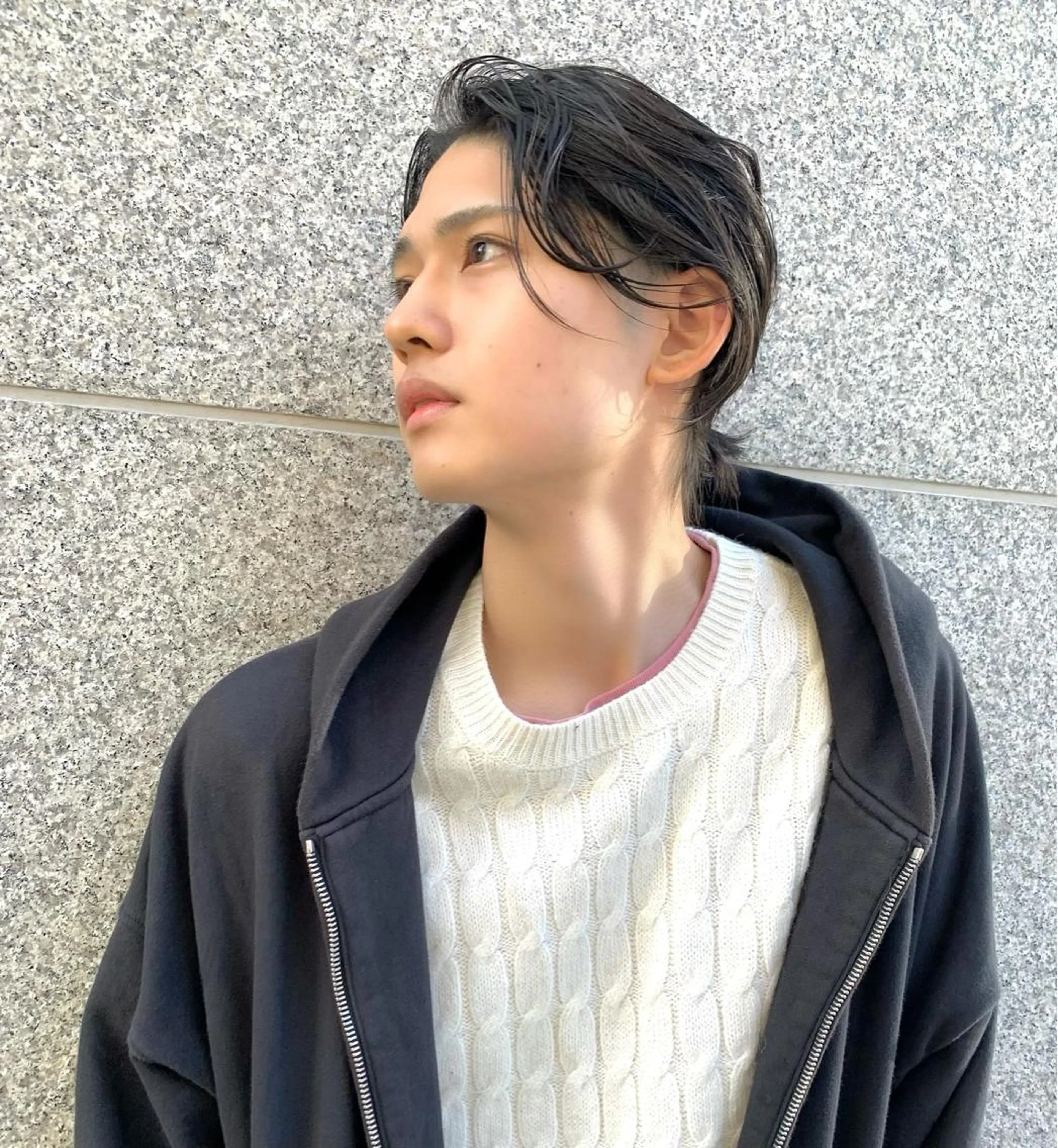 ミディアム ヘアアレンジ メンズ NEHAN所属・貴方以上に貴方の髪を 想う🌕野口昴夢のヘアスタイル