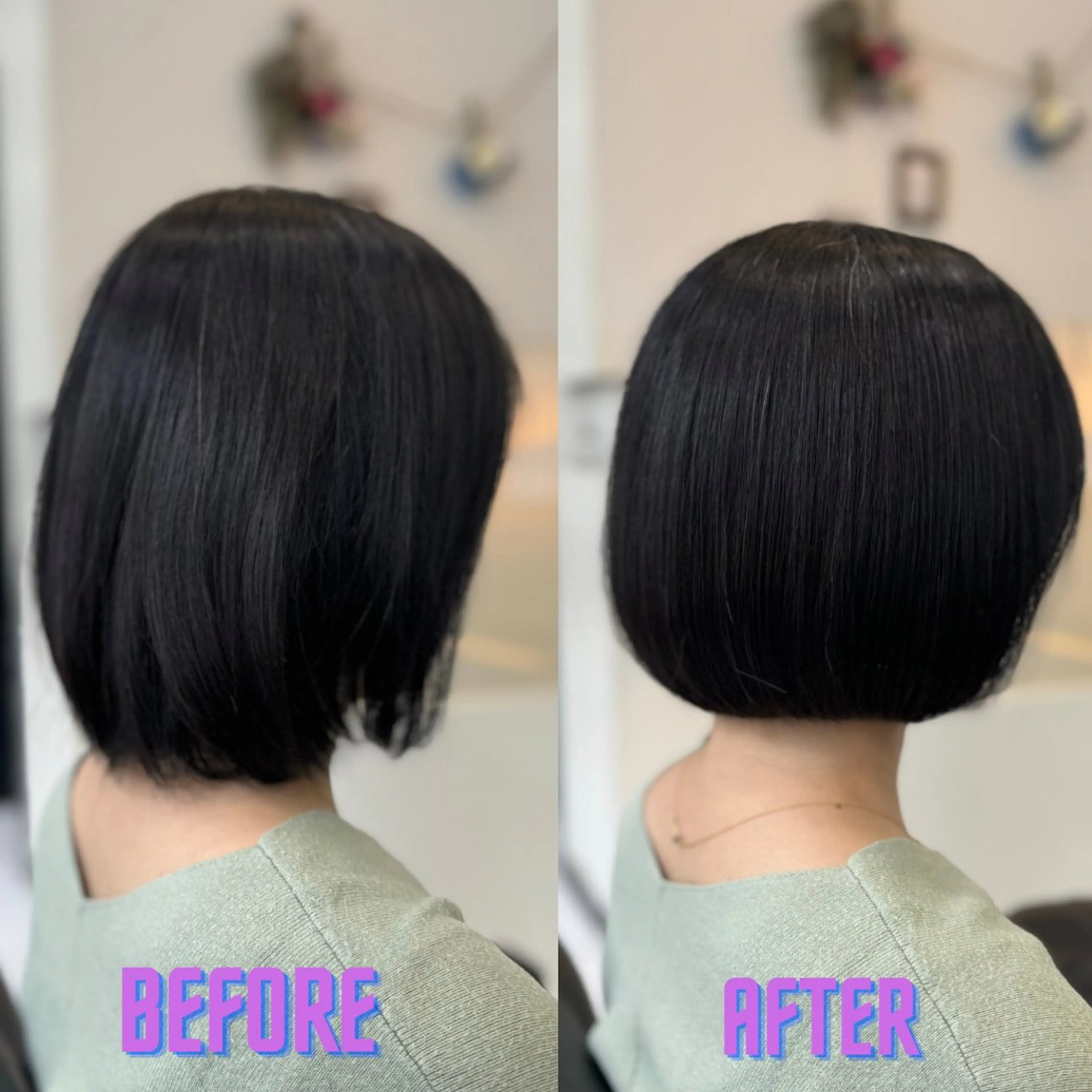 ショート カット トリートメント YASU🍎ピンク/ 赤系カラー/髪質改善のヘアスタイル