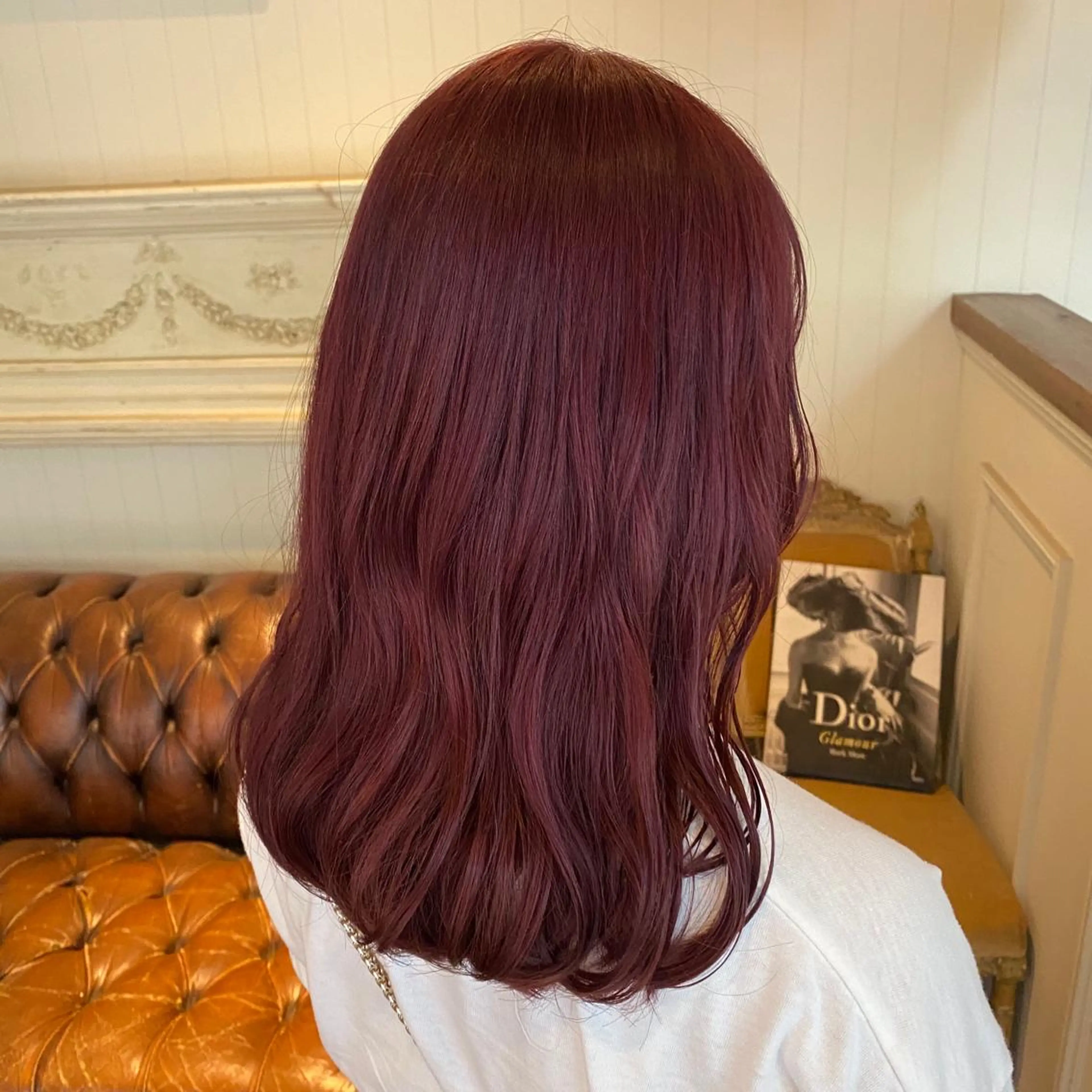 ロング カラー ヘアカラー トリートメント FERIA梅田🖤 透明感カラー🎀のヘアスタイル