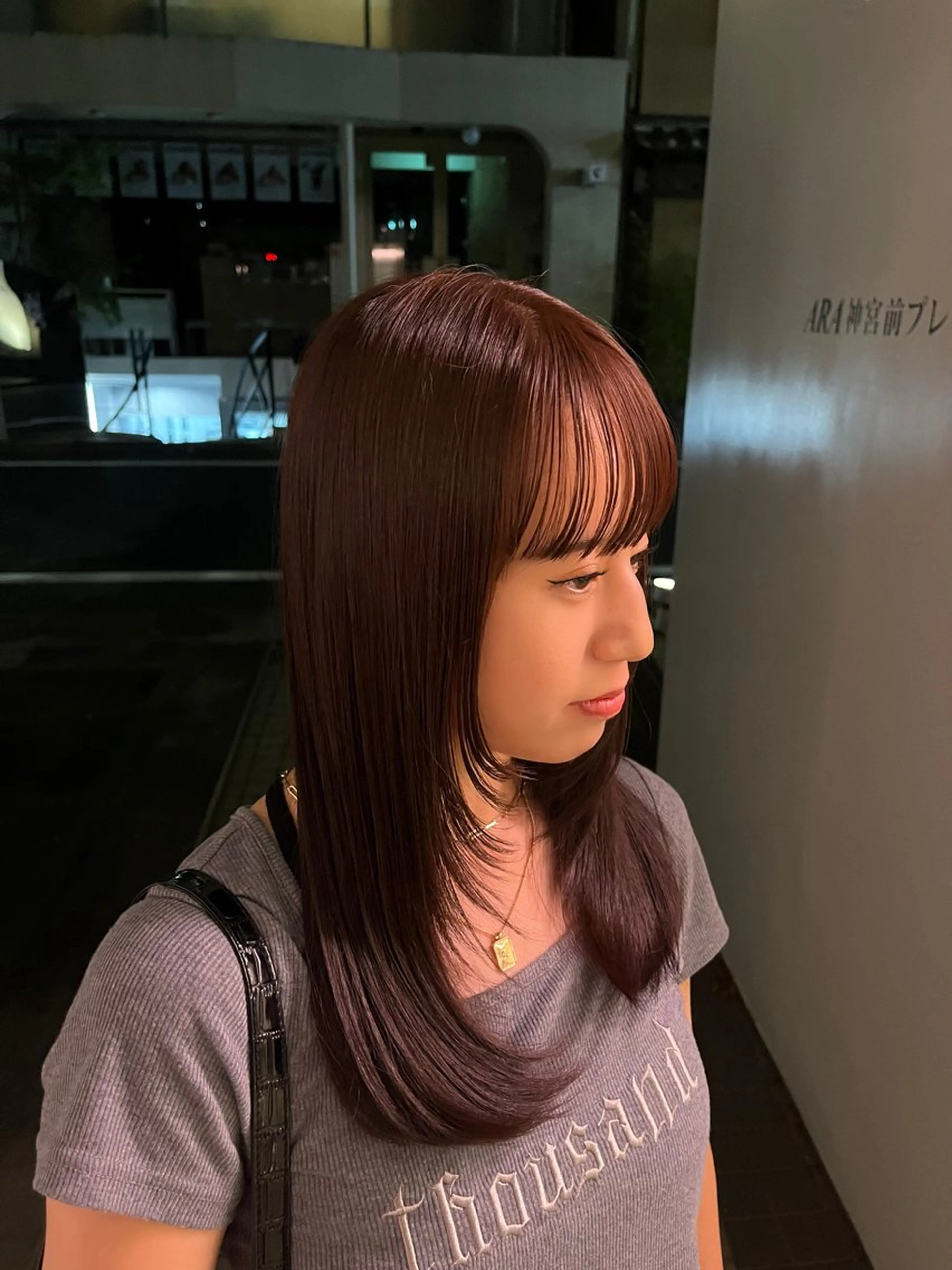 カラー ヘアカラー くすみカラー/縮毛 ayukaのヘアスタイル